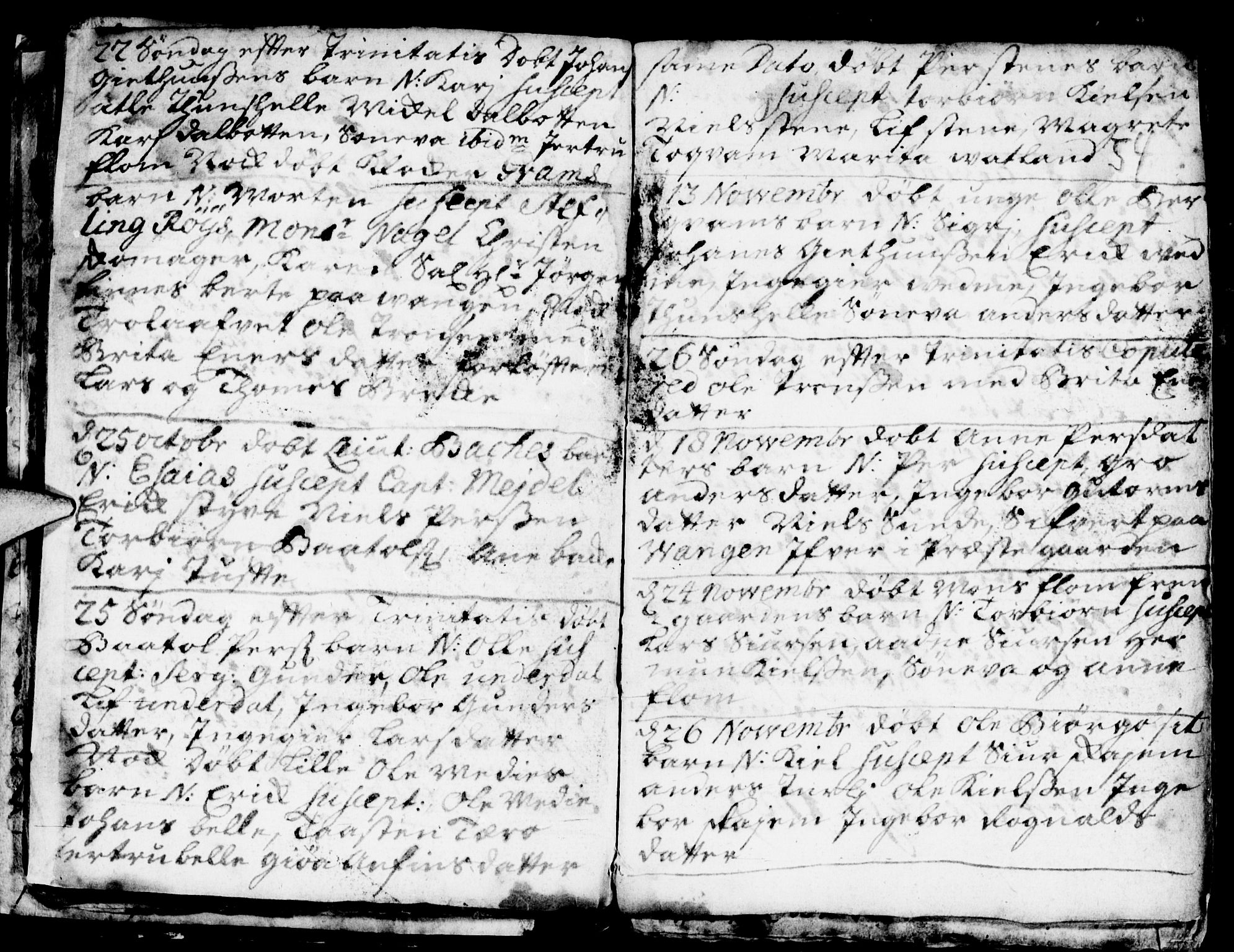 Aurland sokneprestembete, SAB/A-99937/H/Ha/Haa/L0001: Parish register (official) no. A 1, 1716-1734, p. 54