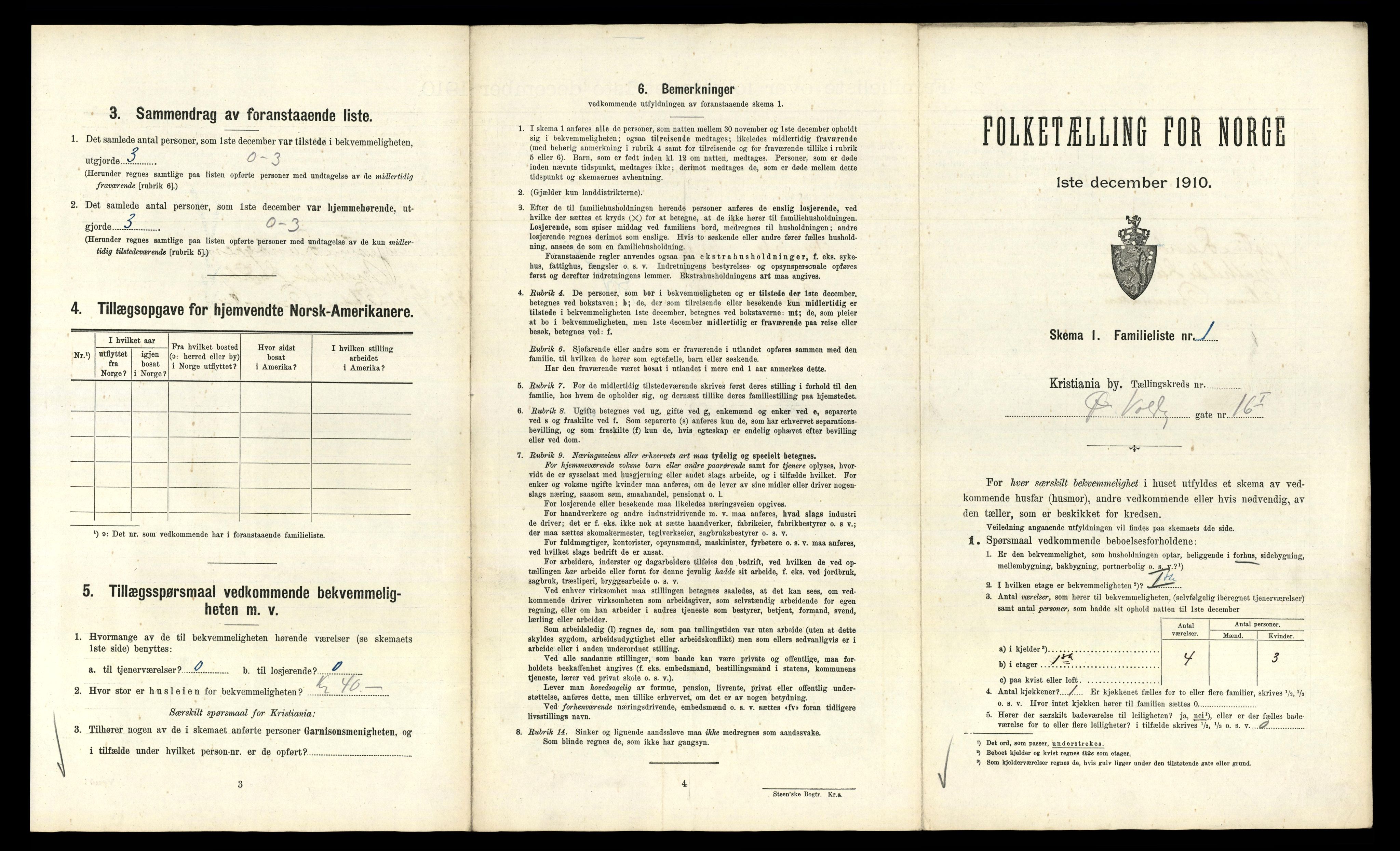 RA, 1910 census for Kristiania, 1910, p. 125259