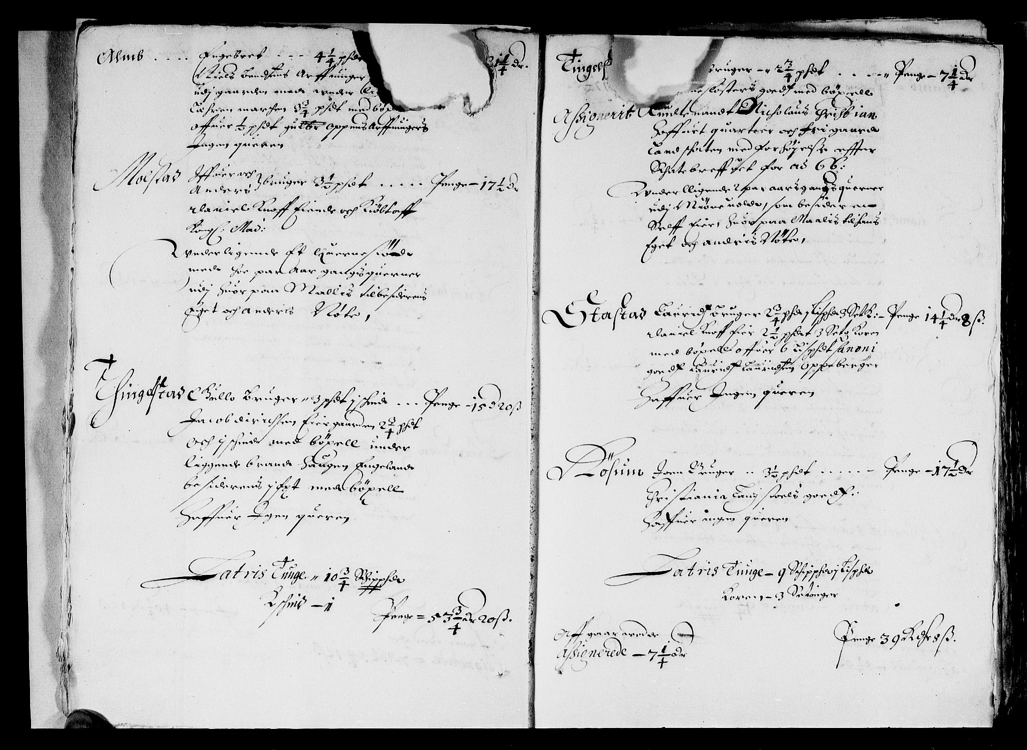 Rentekammeret inntil 1814, Reviderte regnskaper, Stiftamtstueregnskaper, Landkommissariatet på Akershus og Akershus stiftamt, AV/RA-EA-5869/R/Rb/L0097: Akershus stiftamt, 1674