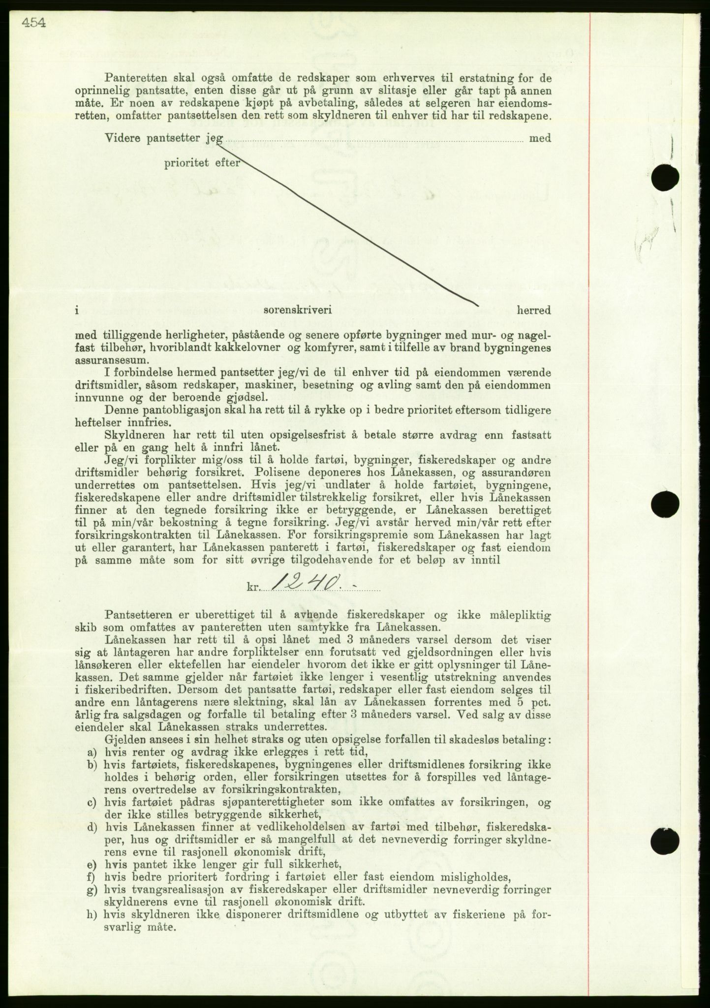 Nordmøre sorenskriveri, AV/SAT-A-4132/1/2/2Ca/L0091: Mortgage book no. B81, 1937-1937, Diary no: : 1506/1937