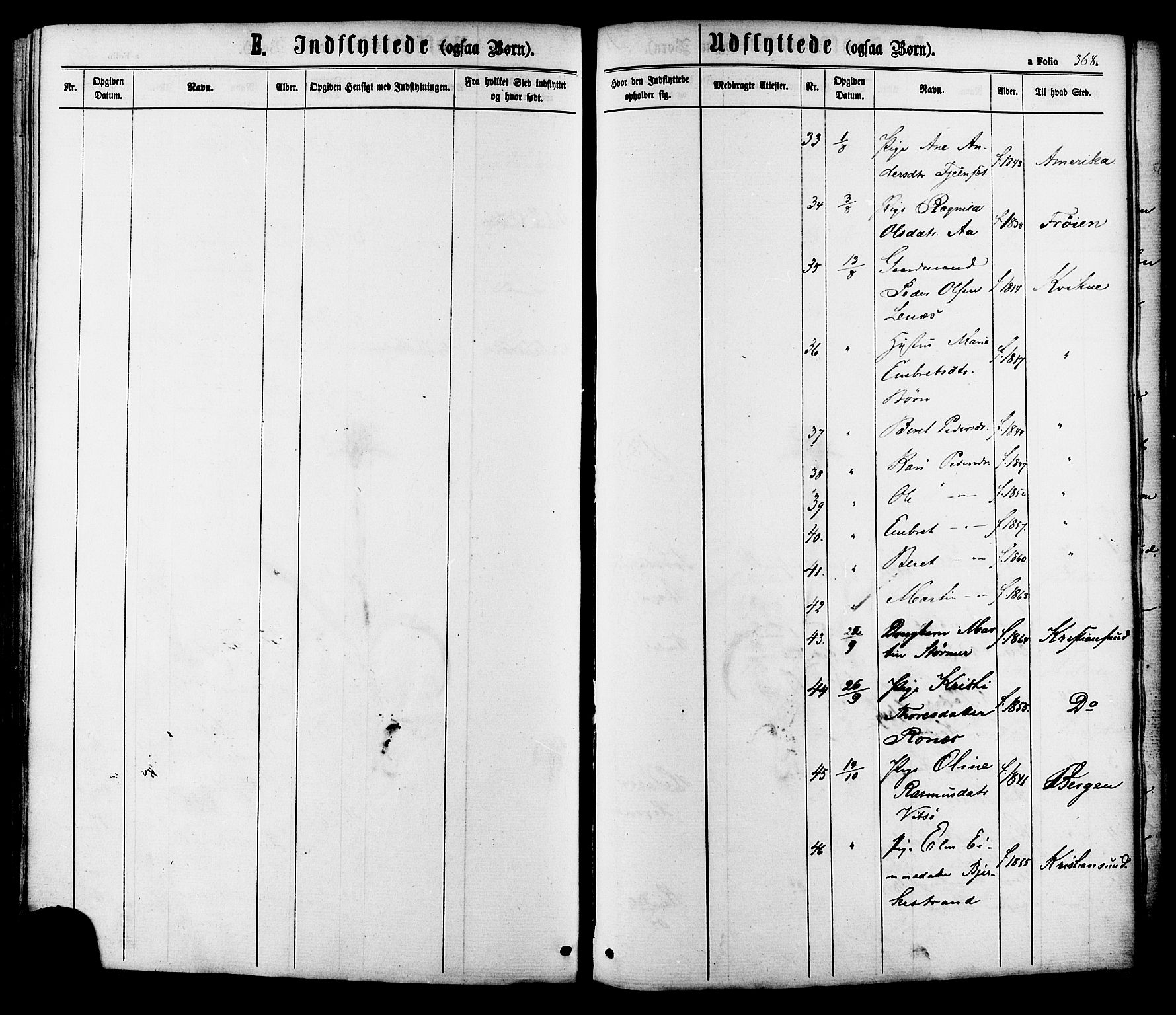 Ministerialprotokoller, klokkerbøker og fødselsregistre - Sør-Trøndelag, SAT/A-1456/630/L0495: Parish register (official) no. 630A08, 1868-1878, p. 368