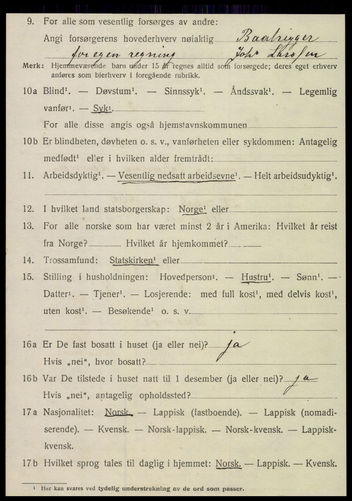 SAT, 1920 census for Hemnes, 1920, p. 1371