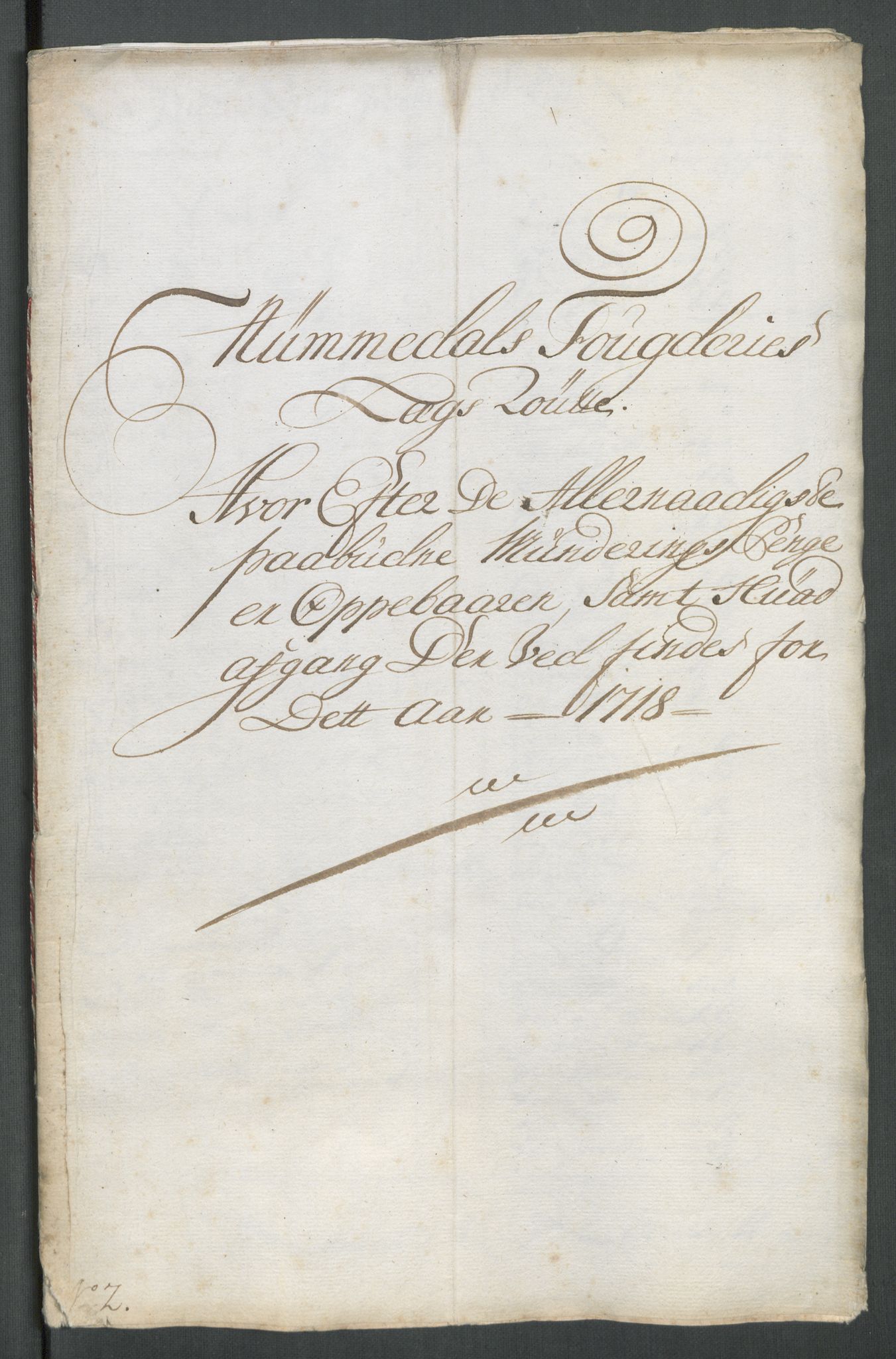 Rentekammeret inntil 1814, Reviderte regnskaper, Fogderegnskap, RA/EA-4092/R64/L4439: Fogderegnskap Namdal, 1718, p. 88