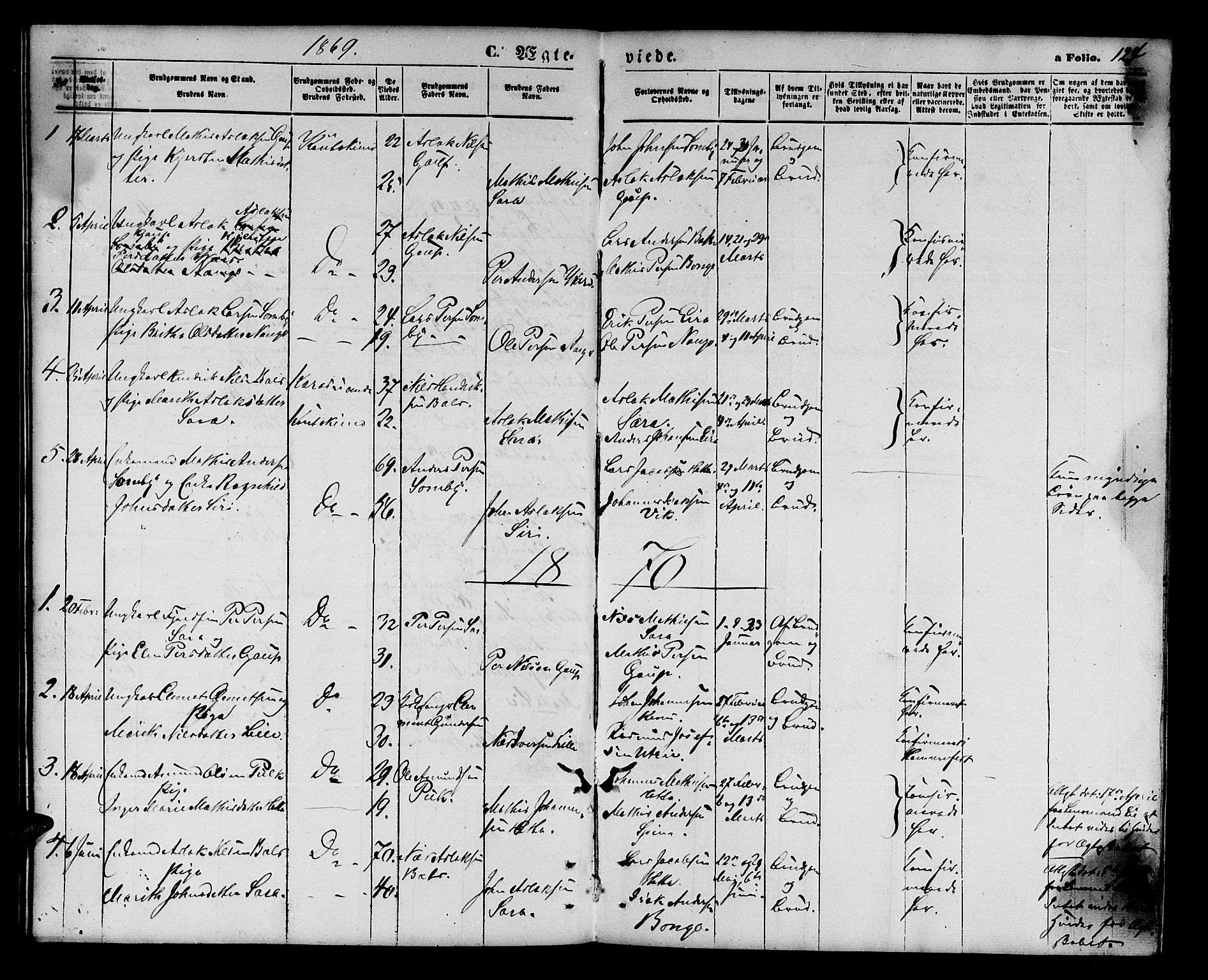 Kautokeino sokneprestembete, SATØ/S-1340/H/Hb/L0001.klokk: Parish register (copy) no. 1, 1862-1878, p. 124