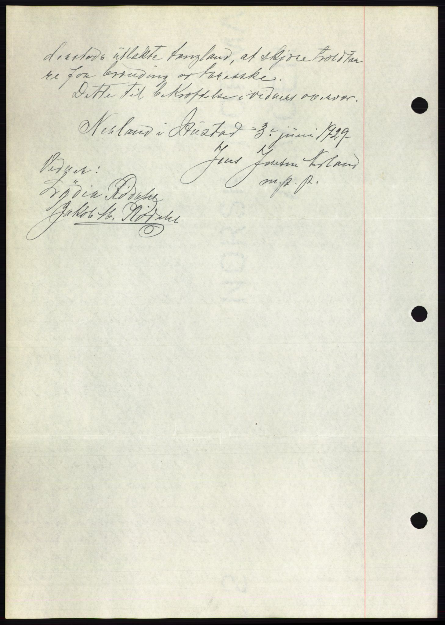 Romsdal sorenskriveri, AV/SAT-A-4149/1/2/2C/L0056: Mortgage book no. 50, 1929-1929, Deed date: 15.06.1929