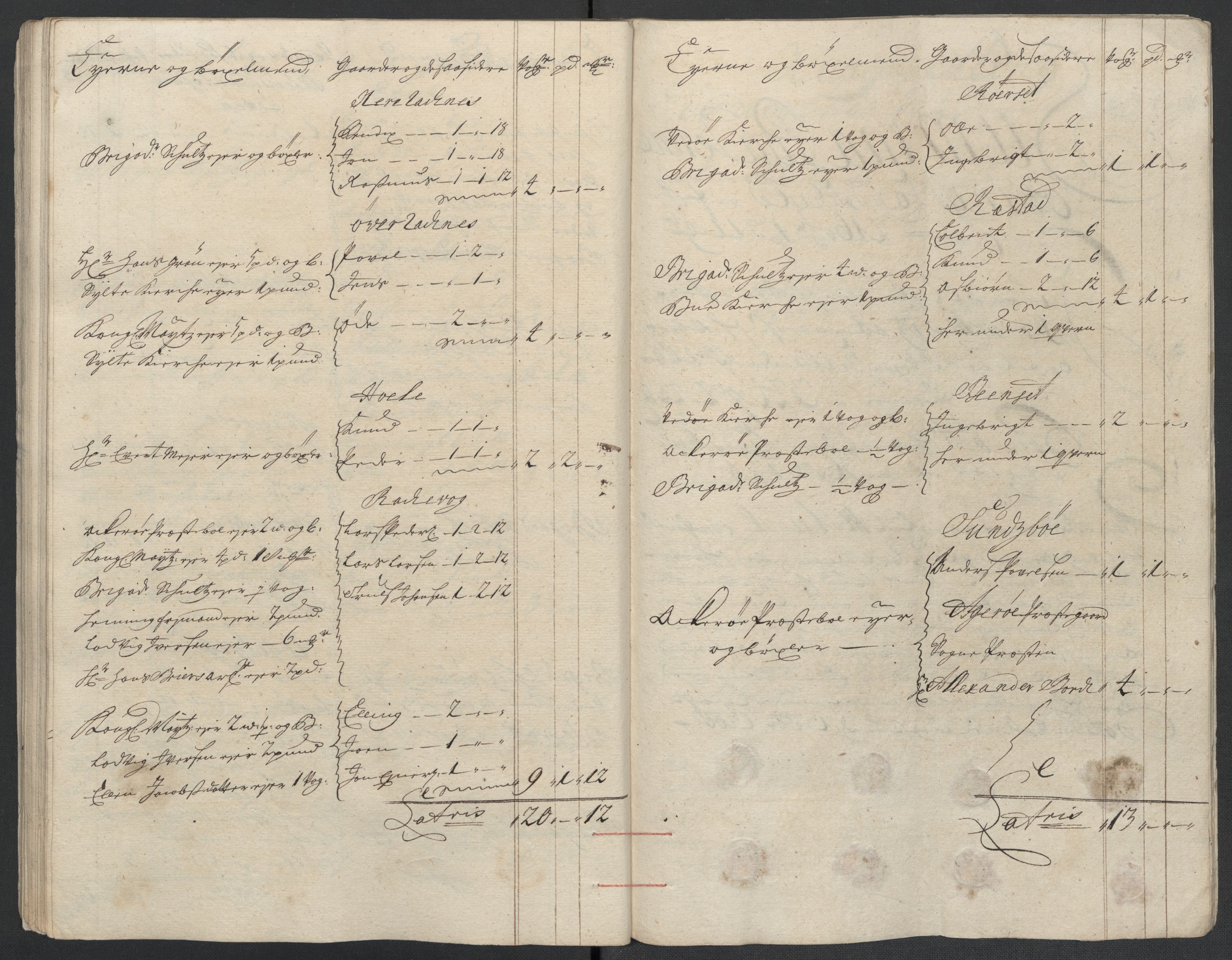 Rentekammeret inntil 1814, Reviderte regnskaper, Fogderegnskap, AV/RA-EA-4092/R55/L3658: Fogderegnskap Romsdal, 1707-1708, p. 234