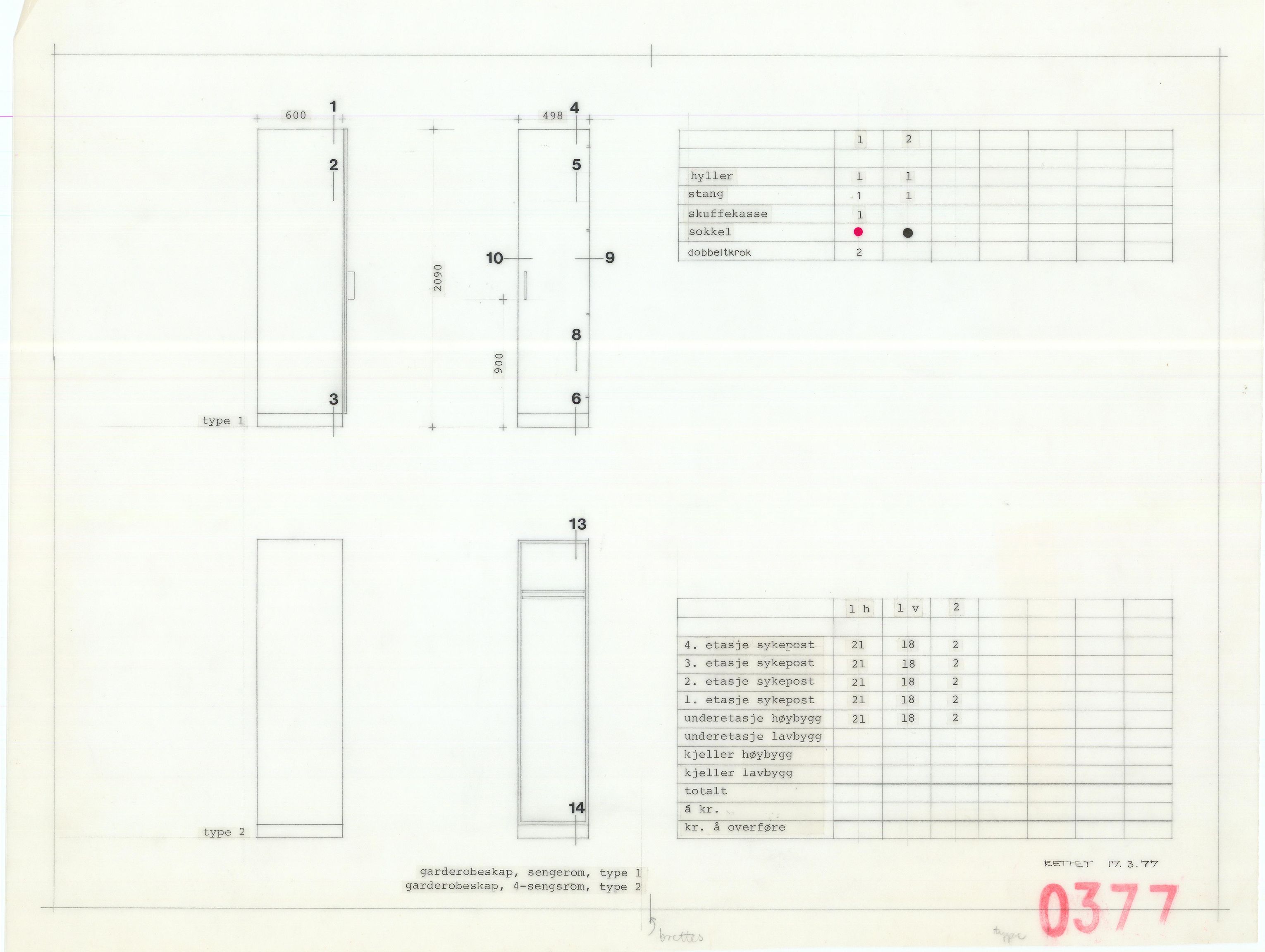 Eliassen og Lambertz-Nilssen Arkitekter, AAKS/PA-2983/T/T03/L0005: Tegningskogger 377, 1974-1978, p. 14