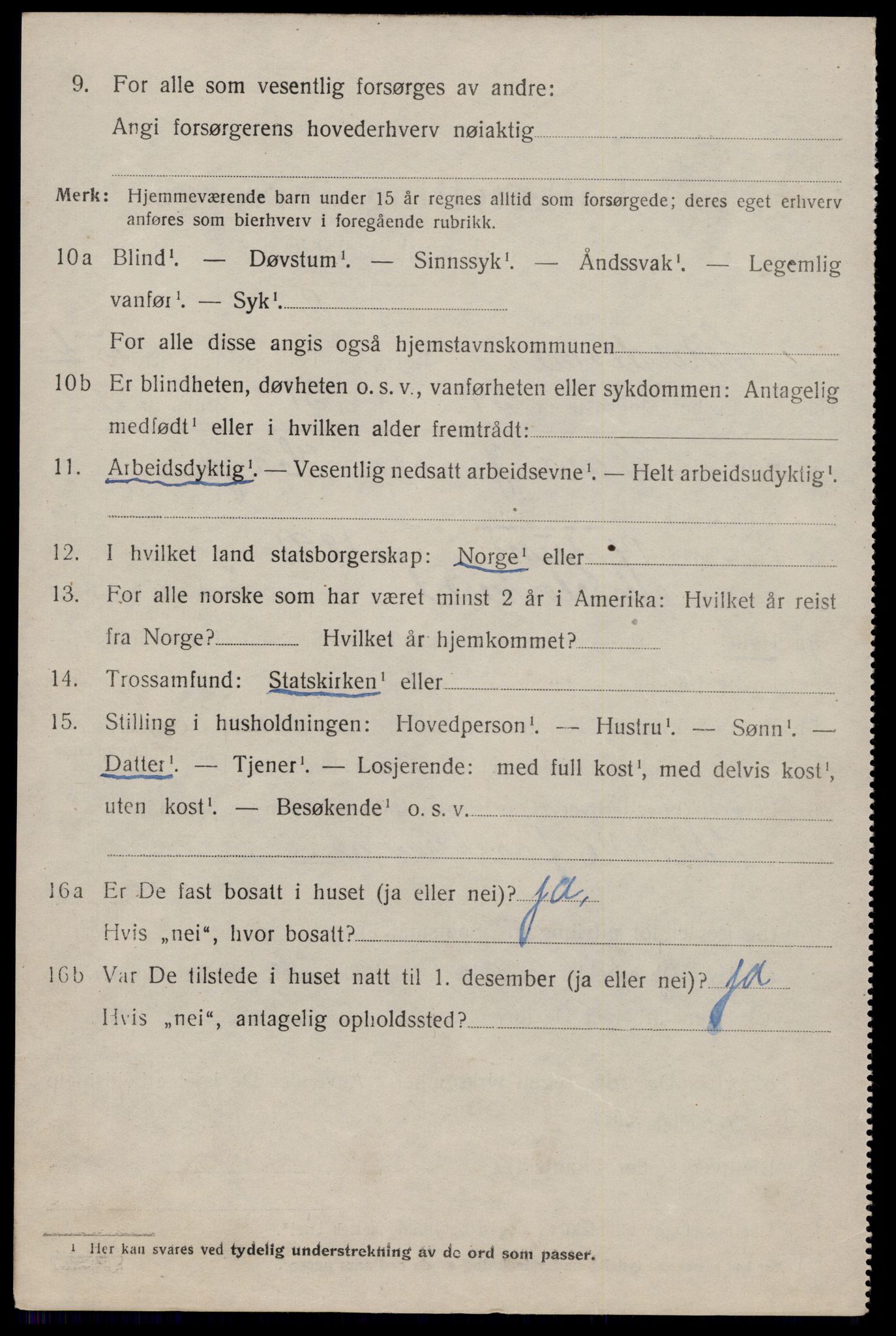 SAST, 1920 census for Skudenes, 1920, p. 4875