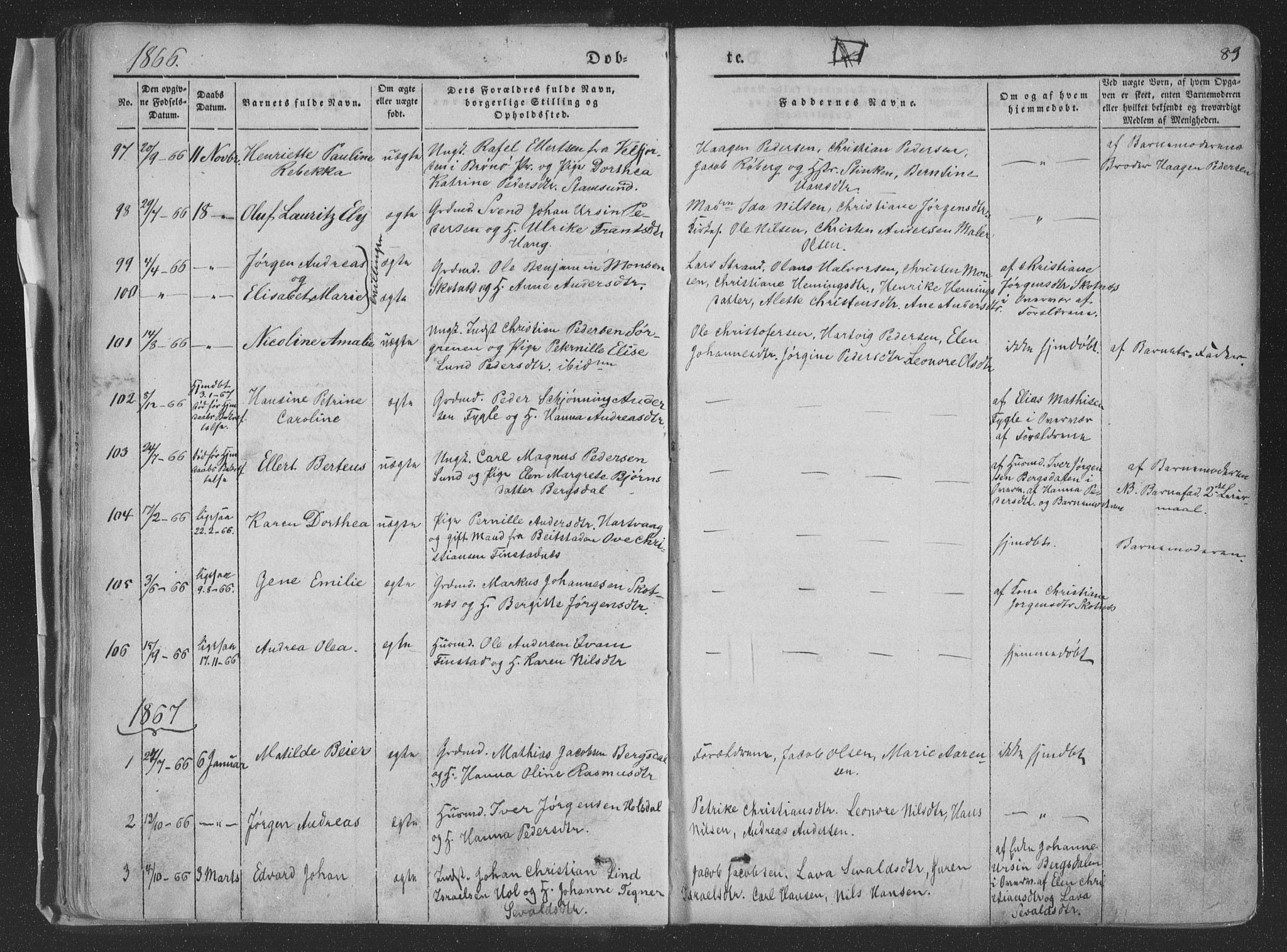 Ministerialprotokoller, klokkerbøker og fødselsregistre - Nordland, AV/SAT-A-1459/881/L1165: Parish register (copy) no. 881C02, 1854-1876, p. 89