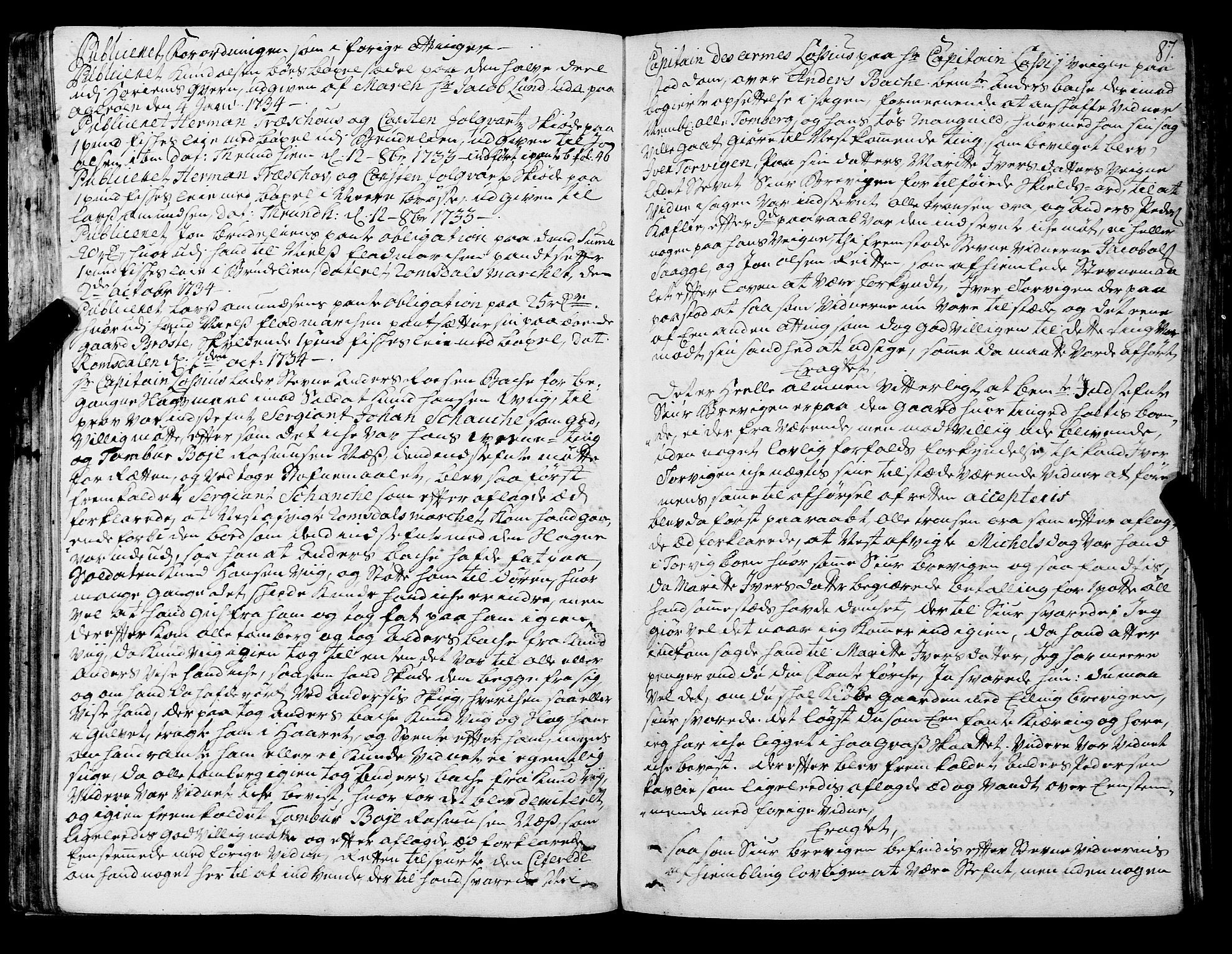 Romsdal sorenskriveri, SAT/A-4149/1/1/1A/L0011: Tingbok, 1732-1740, p. 86b-87a
