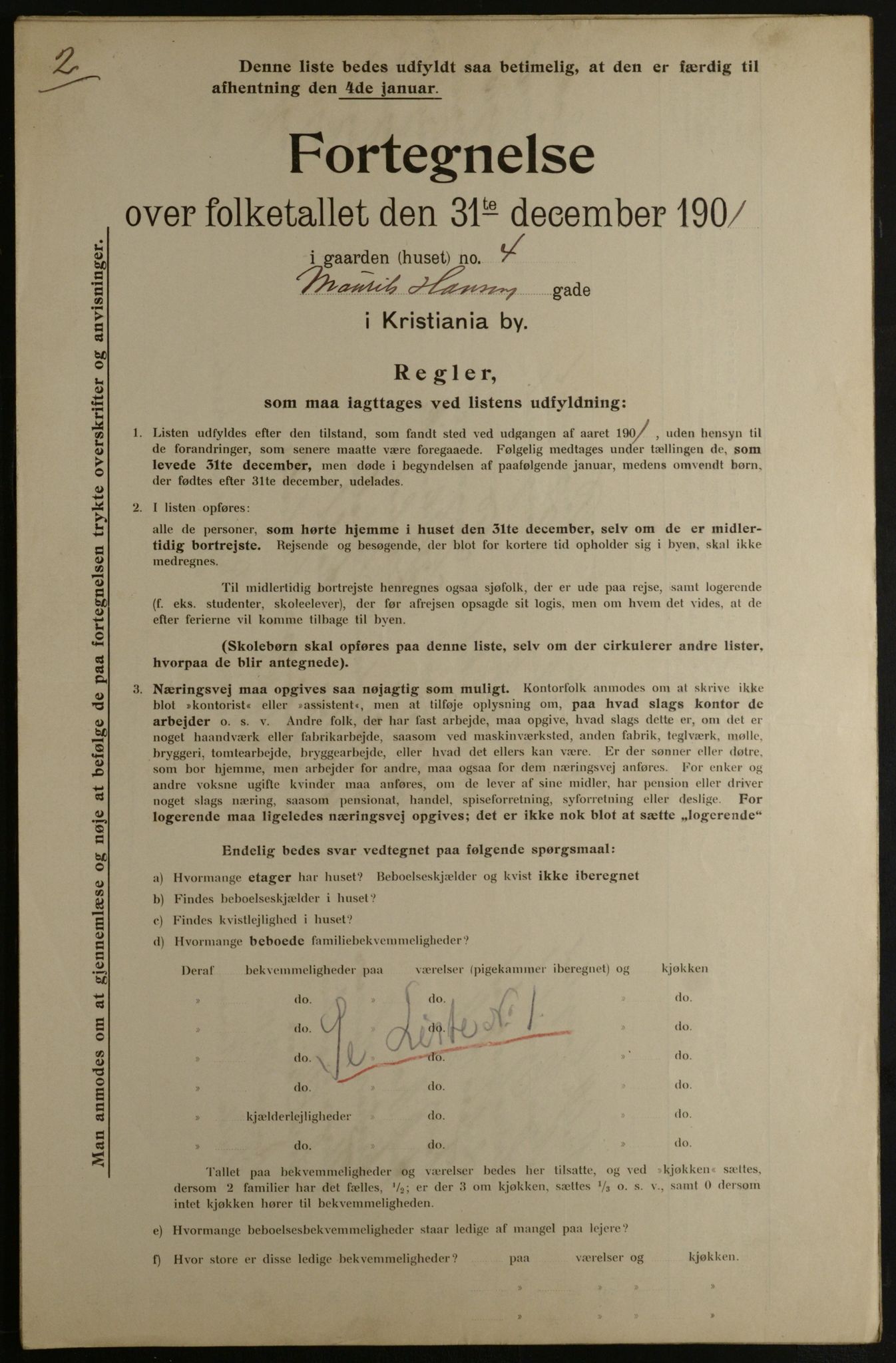 OBA, Municipal Census 1901 for Kristiania, 1901, p. 10002