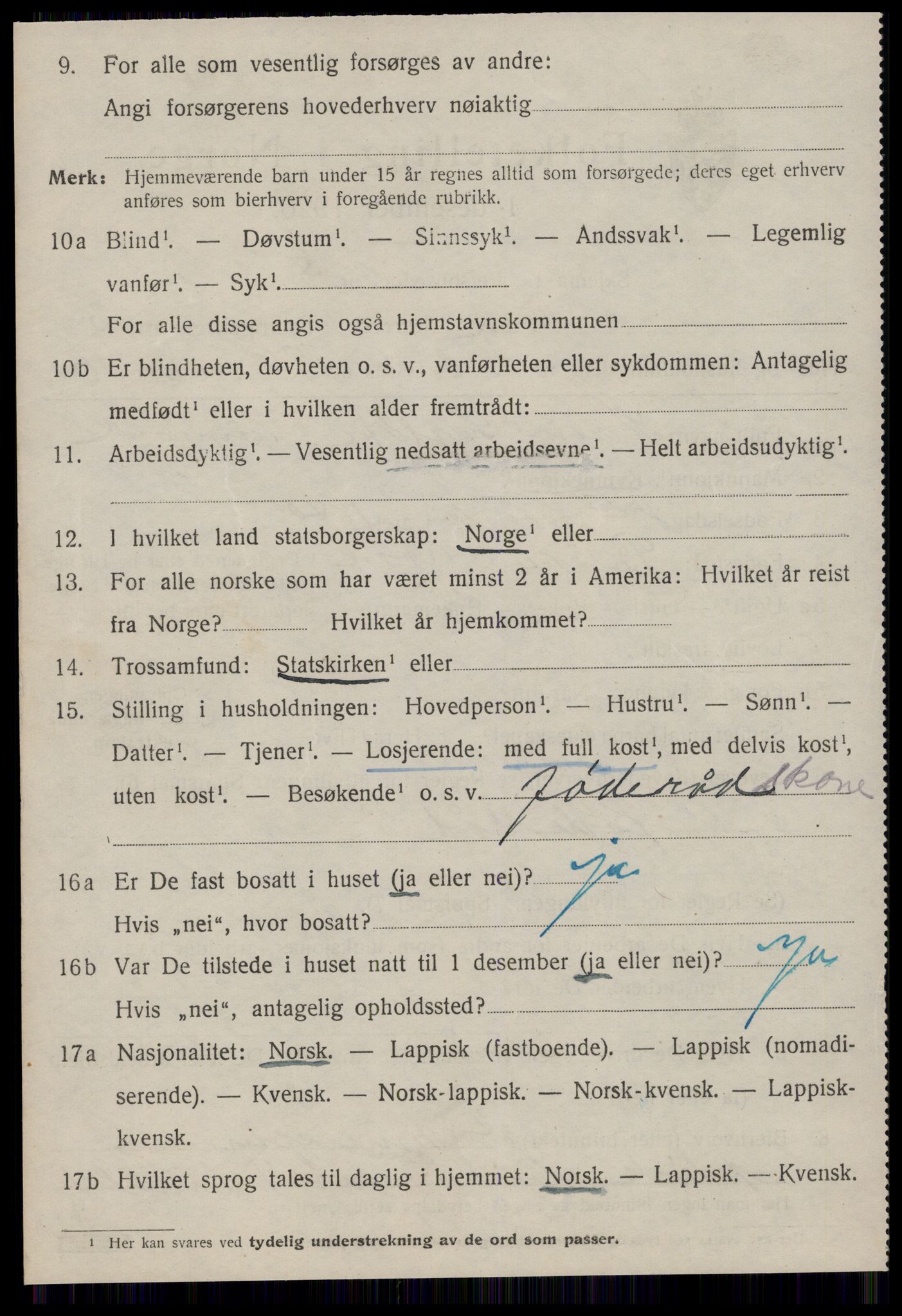 SAT, 1920 census for Roan, 1920, p. 2942