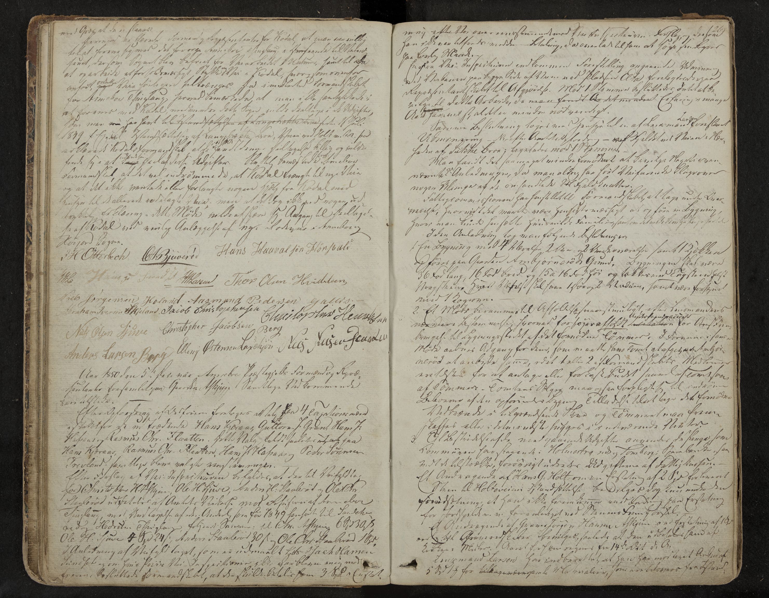 Andebu formannskap og sentraladministrasjon, IKAK/0719021-1/A/Aa/L0001: Møtebok med register, 1837-1869, p. 26