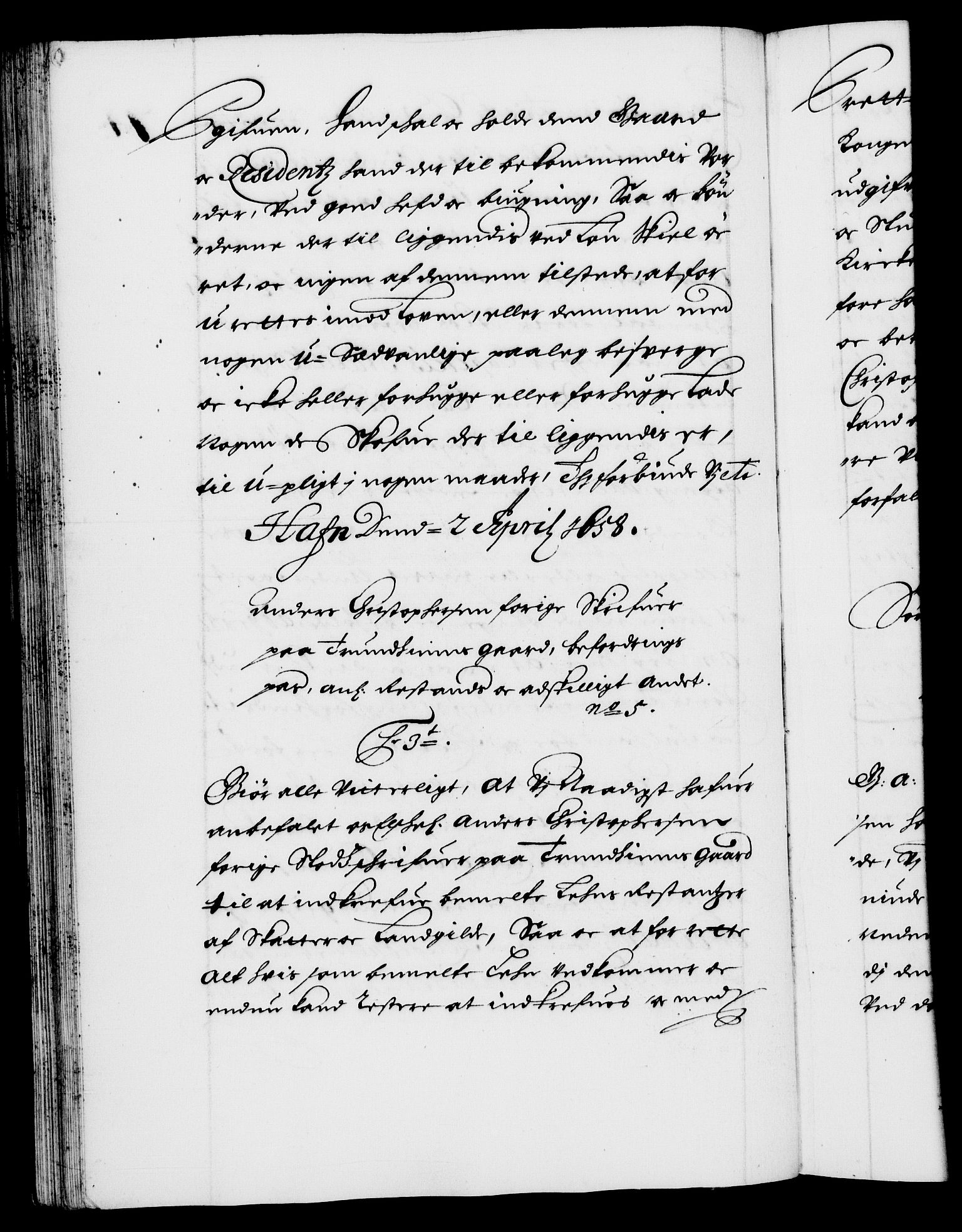 Danske Kanselli 1572-1799, RA/EA-3023/F/Fc/Fca/Fcaa/L0009: Norske registre (mikrofilm), 1657-1660, p. 74b