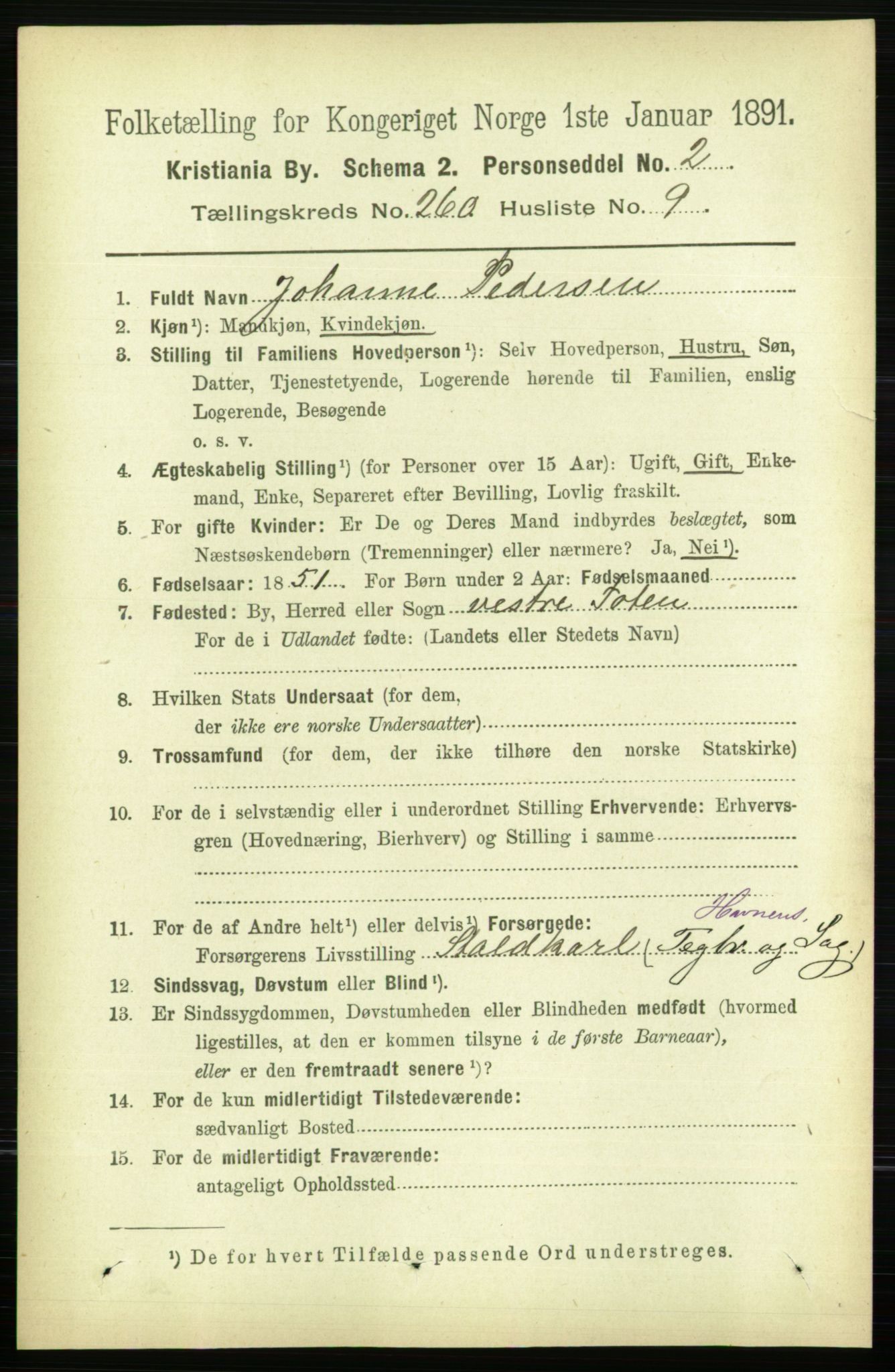 RA, 1891 census for 0301 Kristiania, 1891, p. 157902