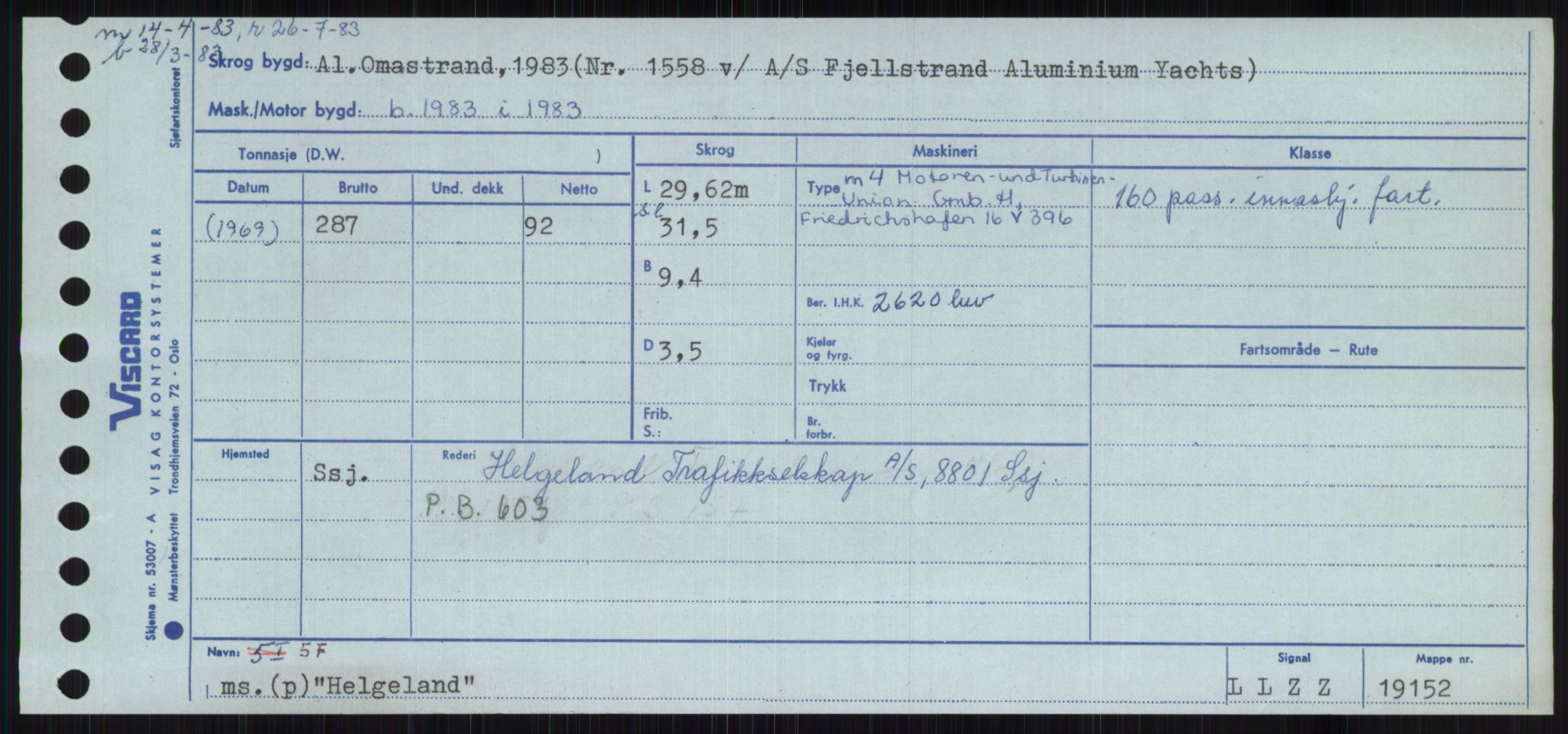 Sjøfartsdirektoratet med forløpere, Skipsmålingen, RA/S-1627/H/Ha/L0002/0002: Fartøy, Eik-Hill / Fartøy, G-Hill, p. 795