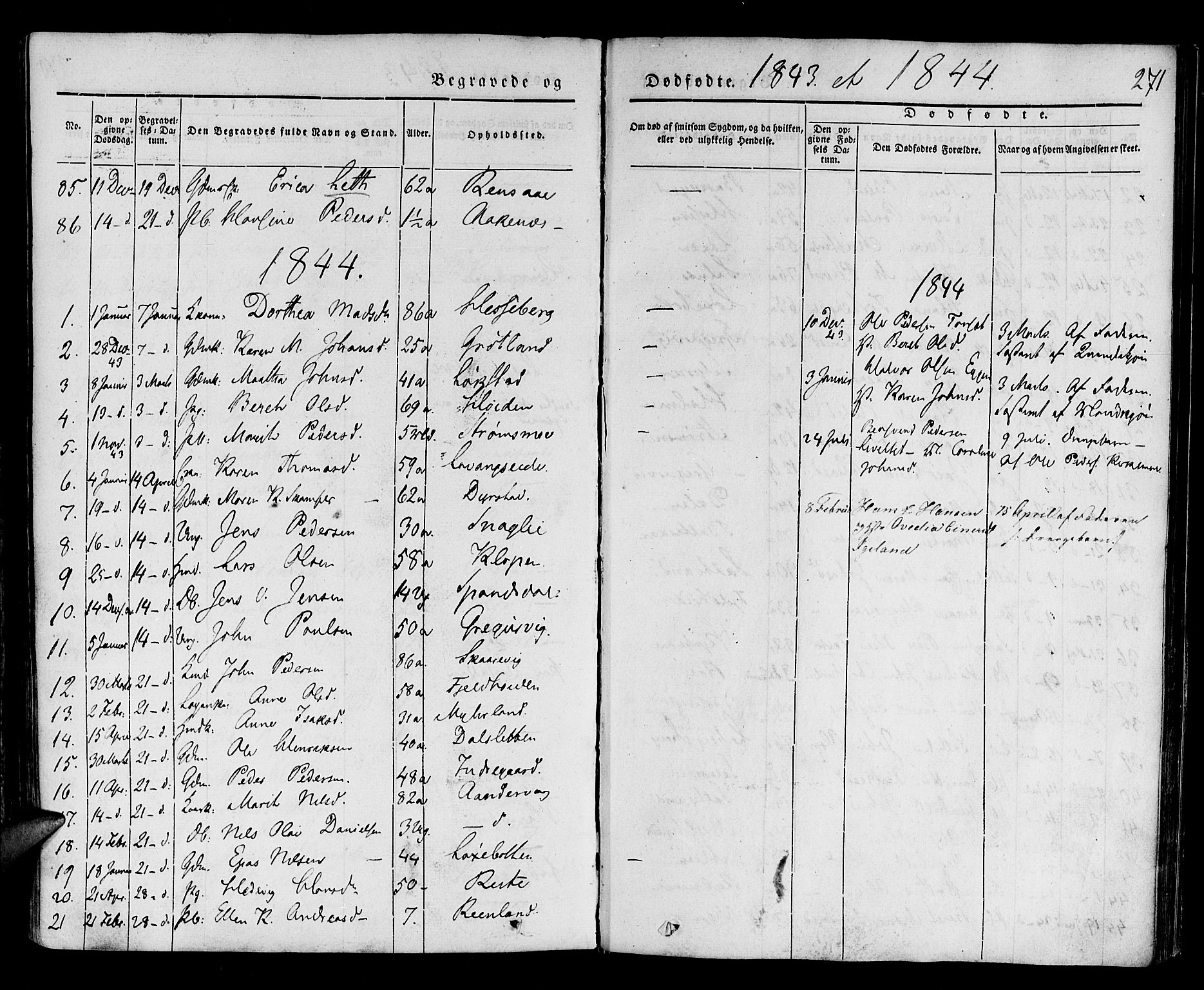 Ibestad sokneprestembete, AV/SATØ-S-0077/H/Ha/Haa/L0006kirke: Parish register (official) no. 6, 1837-1850, p. 271