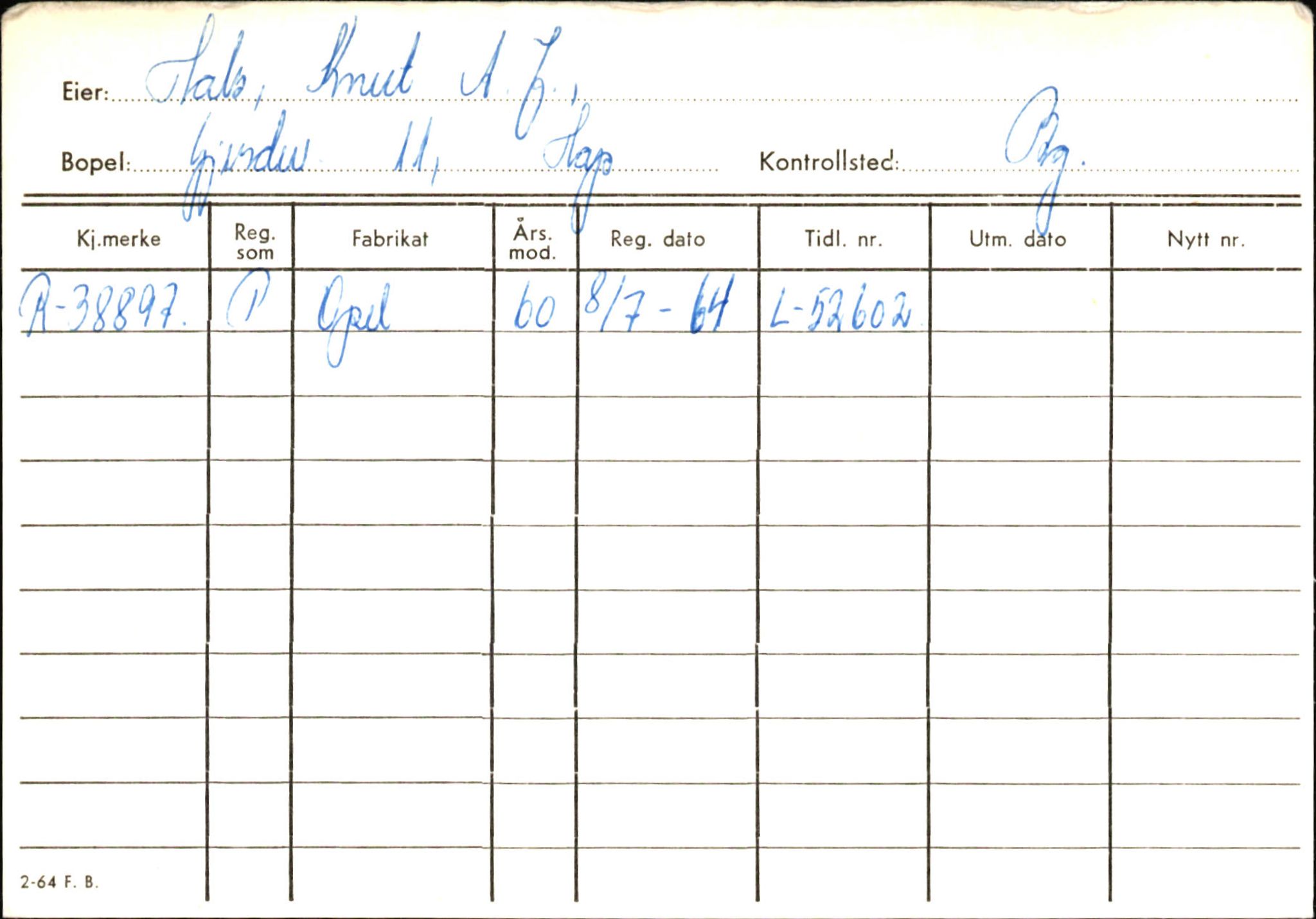 Statens vegvesen, Hordaland vegkontor, AV/SAB-A-5201/2/Ha/L0018: R-eierkort H, 1920-1971, p. 276