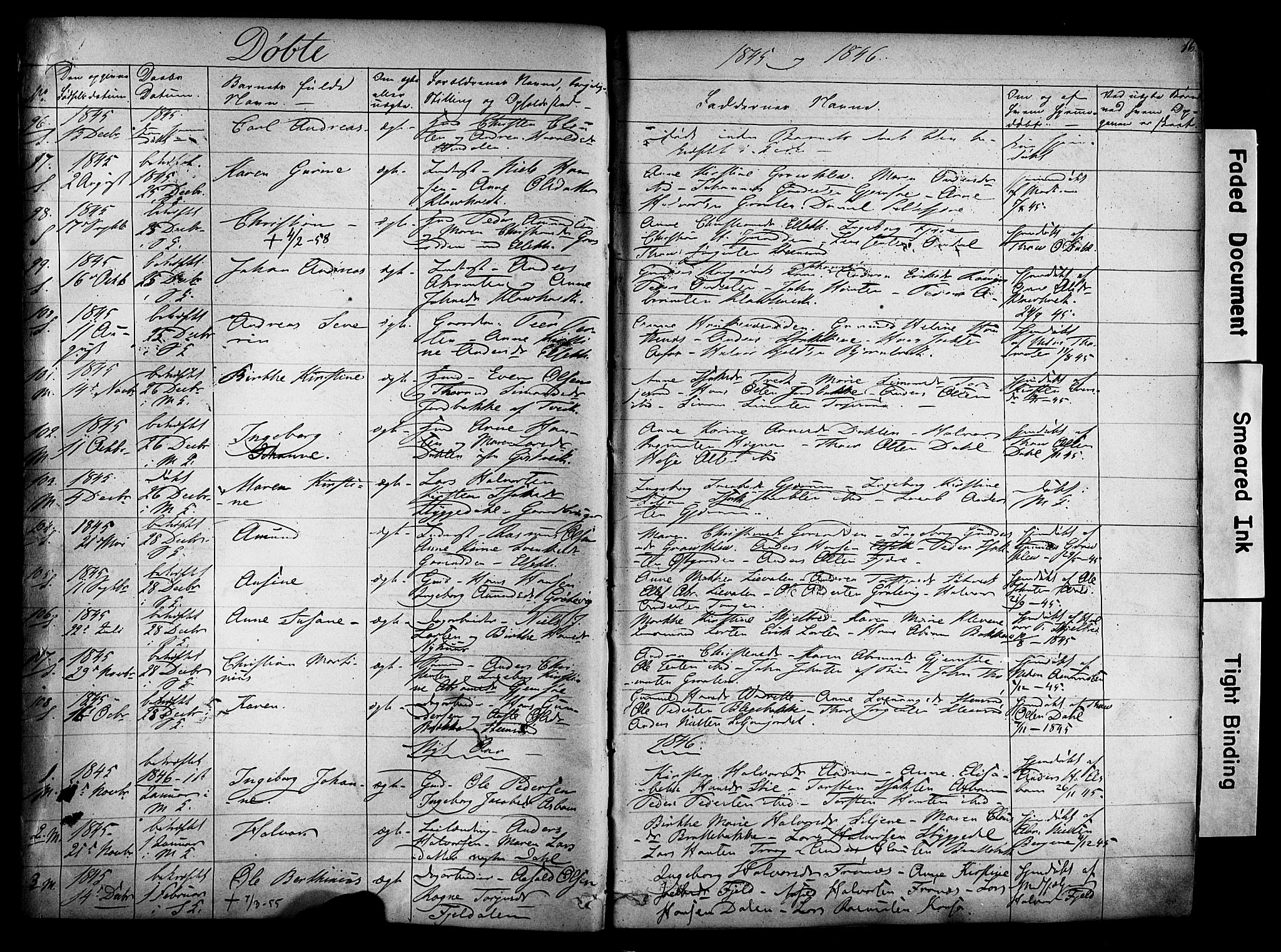 Solum kirkebøker, SAKO/A-306/F/Fa/L0006: Parish register (official) no. I 6, 1844-1855, p. 16
