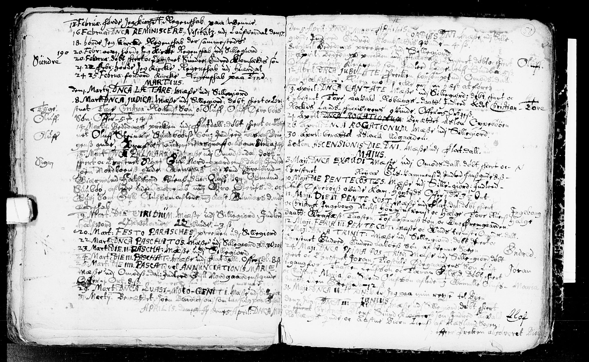 Seljord kirkebøker, SAKO/A-20/F/Fa/L0001: Parish register (official) no. I 1, 1654-1686, p. 58