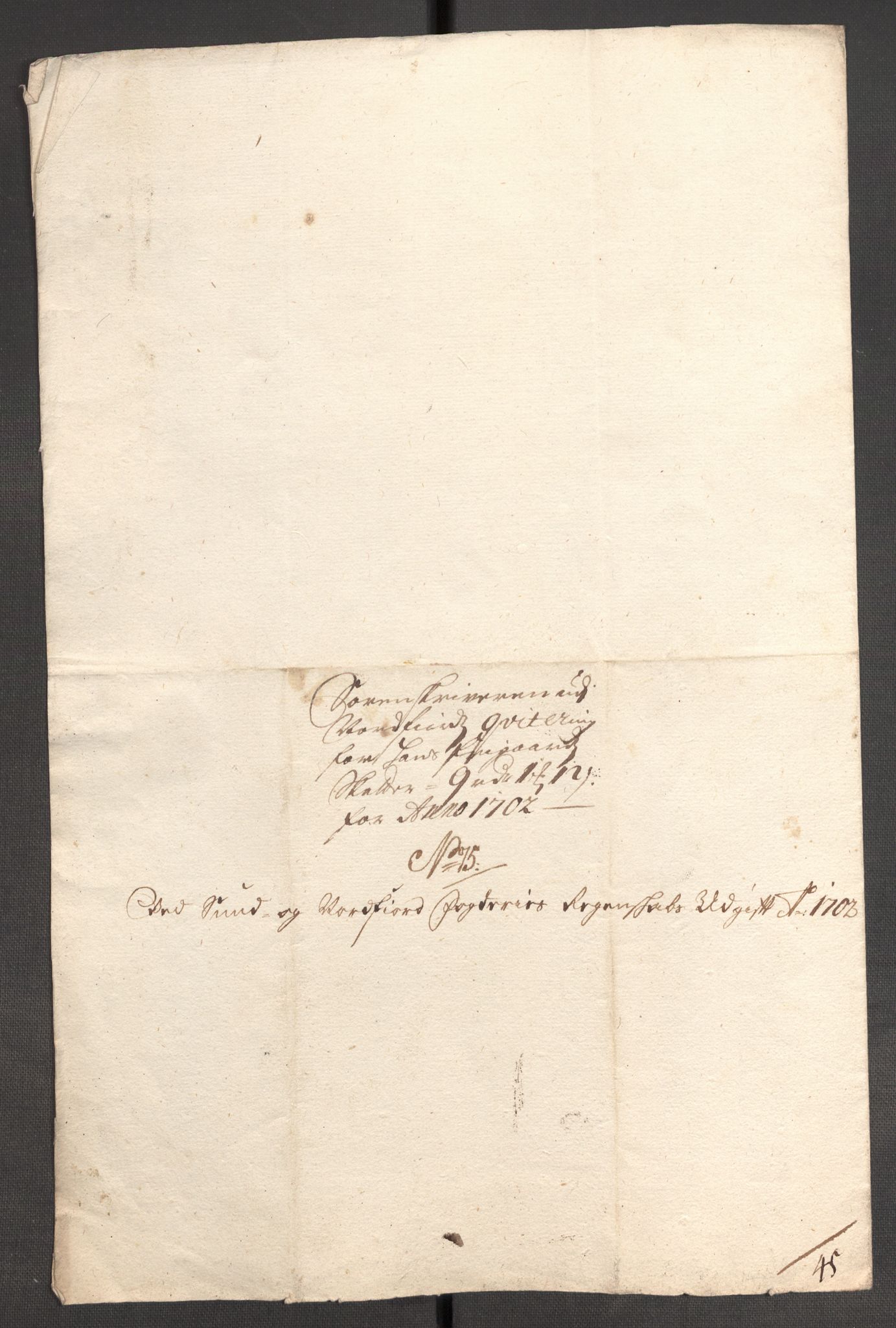 Rentekammeret inntil 1814, Reviderte regnskaper, Fogderegnskap, RA/EA-4092/R53/L3426: Fogderegnskap Sunn- og Nordfjord, 1702, p. 230