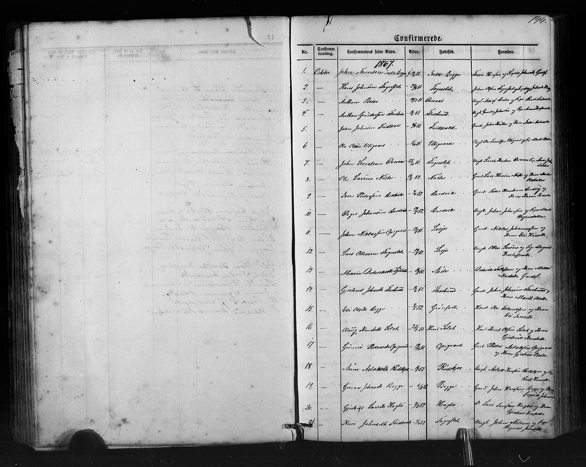 Ministerialprotokoller, klokkerbøker og fødselsregistre - Møre og Romsdal, SAT/A-1454/552/L0638: Parish register (copy) no. 552C01, 1867-1902, p. 144