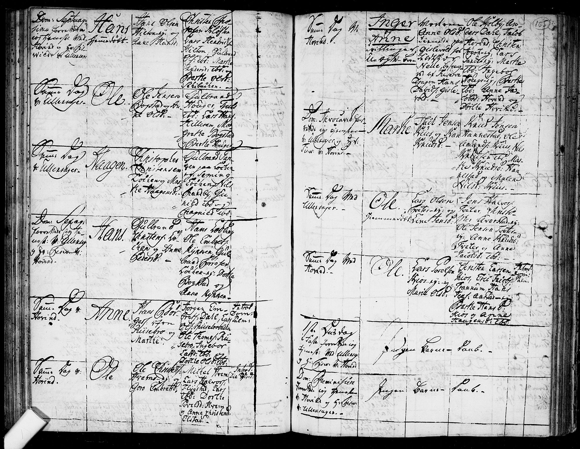 Ullensaker prestekontor Kirkebøker, AV/SAO-A-10236a/F/Fa/L0006: Parish register (official) no. I 6, 1762-1785, p. 165