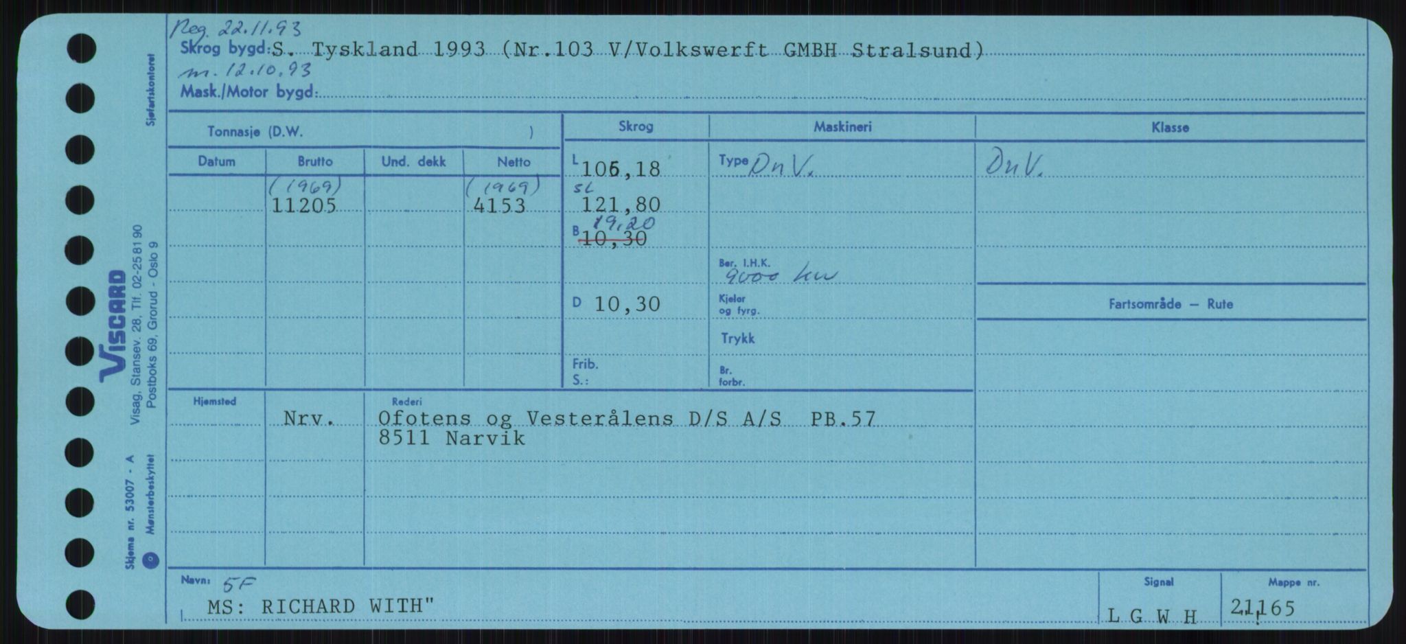 Sjøfartsdirektoratet med forløpere, Skipsmålingen, AV/RA-S-1627/H/Ha/L0004/0002: Fartøy, Mas-R / Fartøy, Odin-R, p. 673