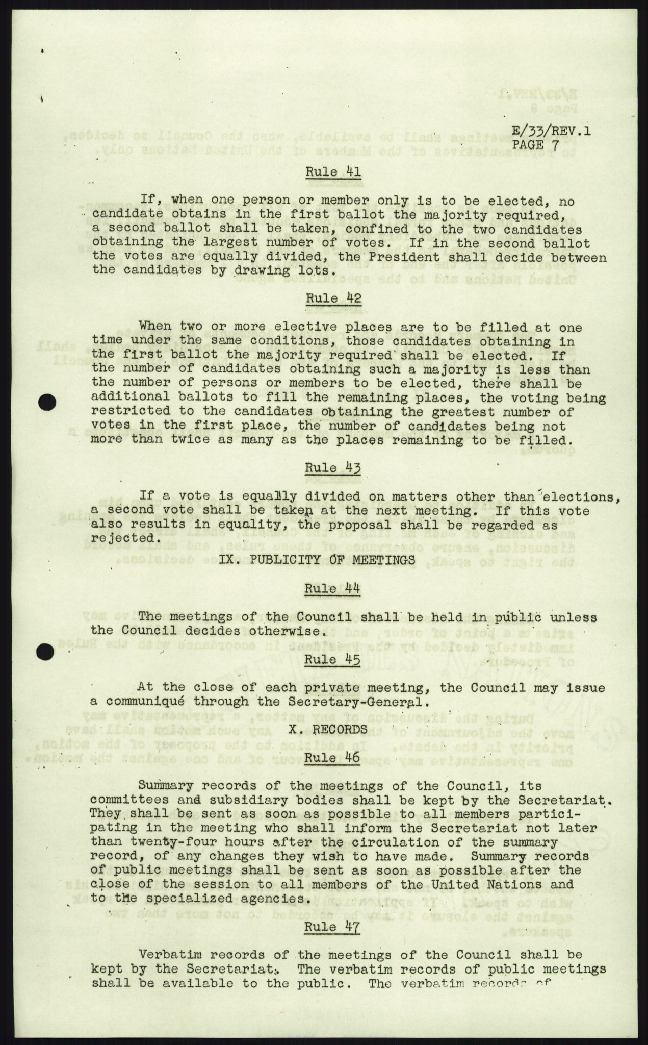 Justisdepartementet, 3. politikontor P3, RA/S-1051/D/L0039: Passforskrifter - Passinstruksen, 1947-1952, p. 764