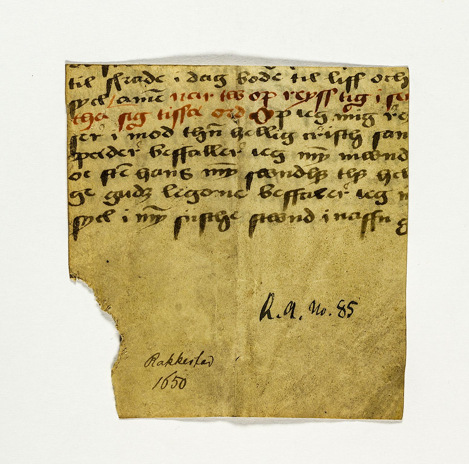 Riksarkivets diplomsamling, AV/RA-EA-5965/F26/L0006: Norrøne membranfragmenter bestand 67-87, 1100-1536, p. 140