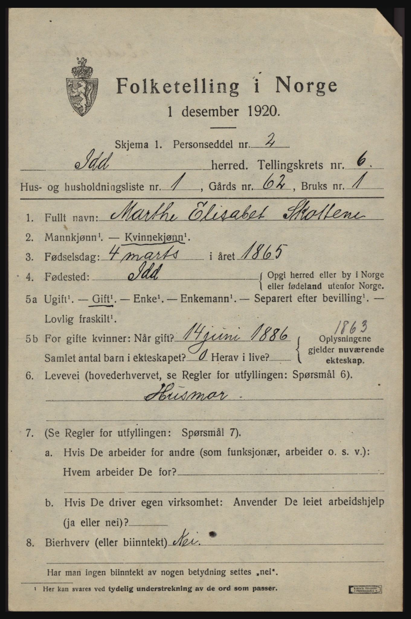 SAO, 1920 census for Idd, 1920, p. 7907