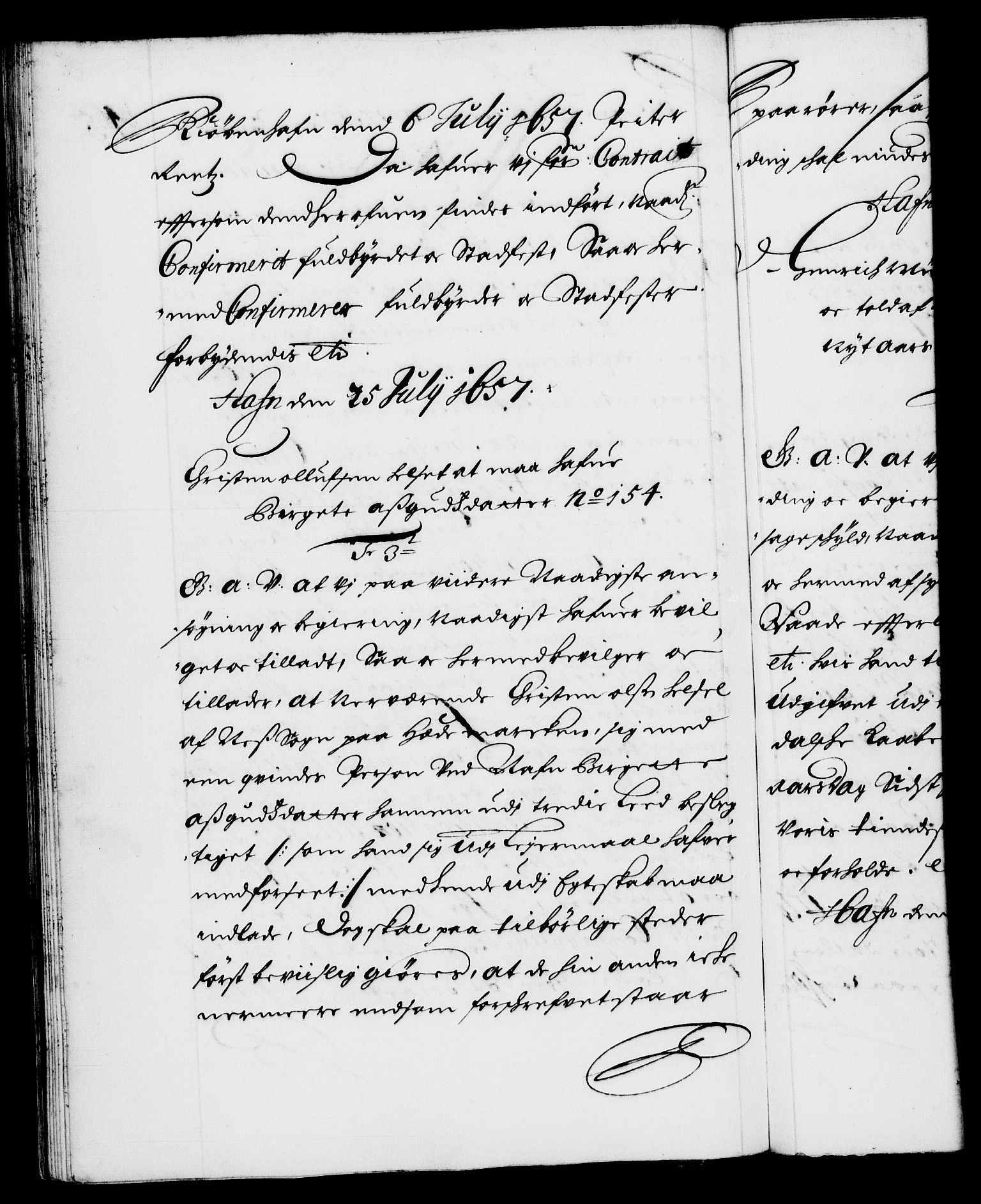 Danske Kanselli 1572-1799, RA/EA-3023/F/Fc/Fca/Fcaa/L0009: Norske registre (mikrofilm), 1657-1660, p. 45b