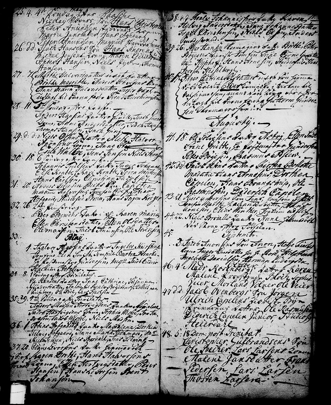 Skien kirkebøker, SAKO/A-302/G/Ga/L0001: Parish register (copy) no. 1, 1756-1791, p. 71