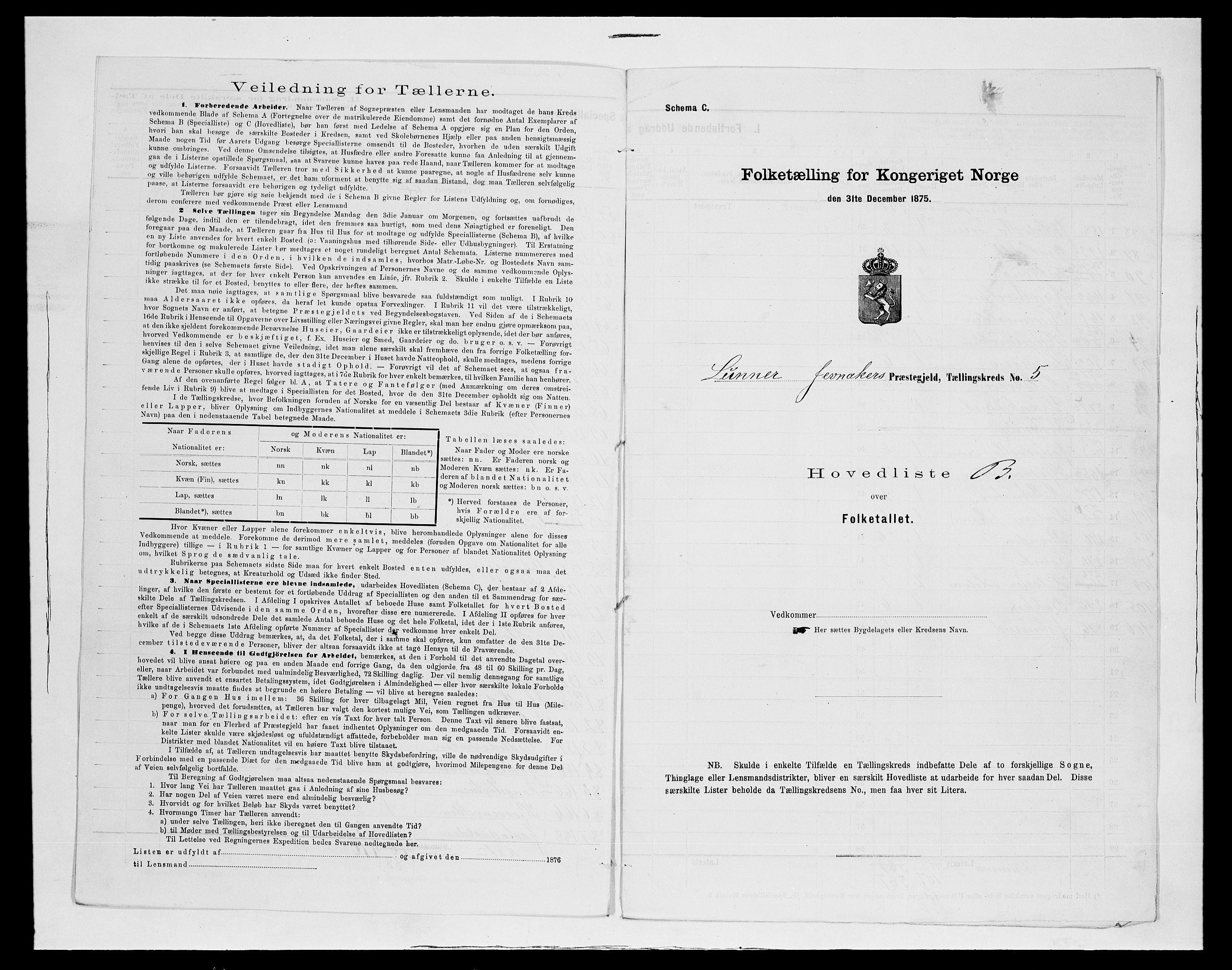 SAH, 1875 census for 0532P Jevnaker, 1875, p. 35