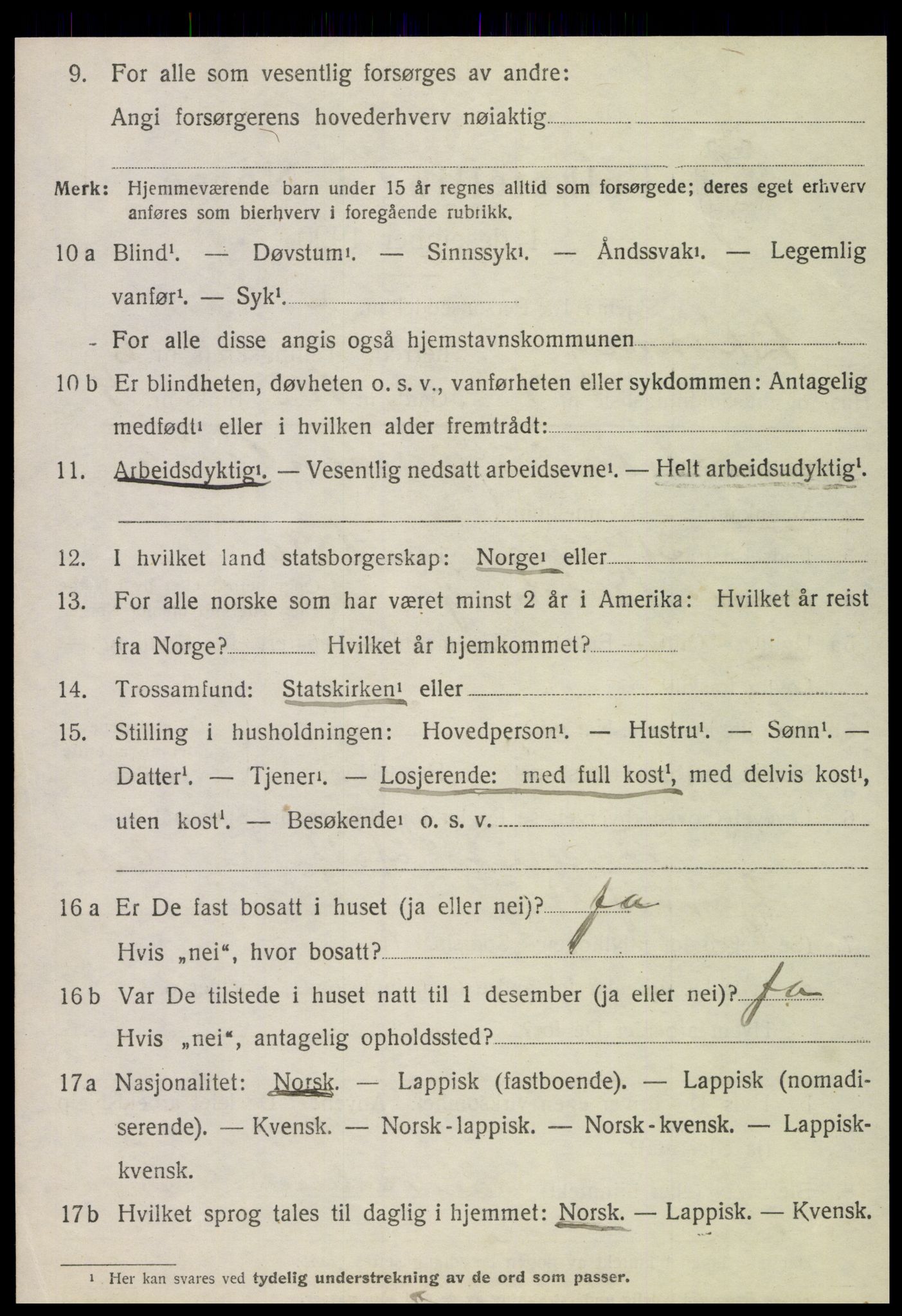 SAT, 1920 census for Brønnøy, 1920, p. 4329