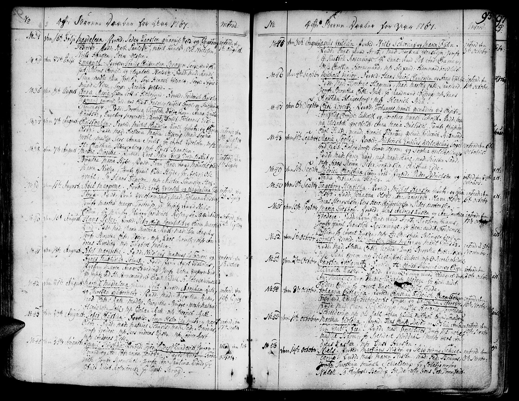Ministerialprotokoller, klokkerbøker og fødselsregistre - Sør-Trøndelag, SAT/A-1456/602/L0103: Parish register (official) no. 602A01, 1732-1774, p. 93