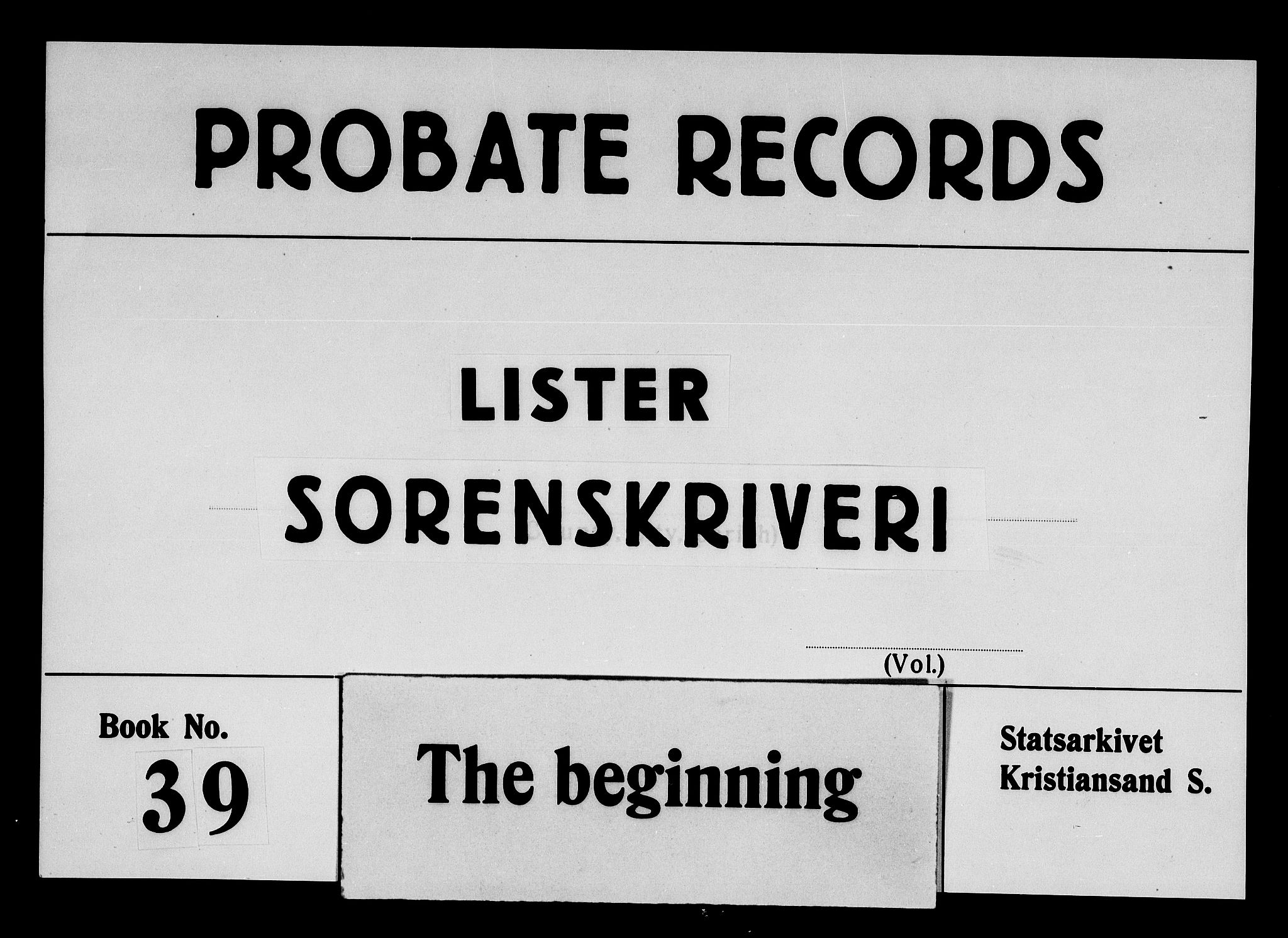 Lister sorenskriveri, AV/SAK-1221-0003/H/Hc/L0052: Skifteprotokoll nr 39 med register, 1808-1810