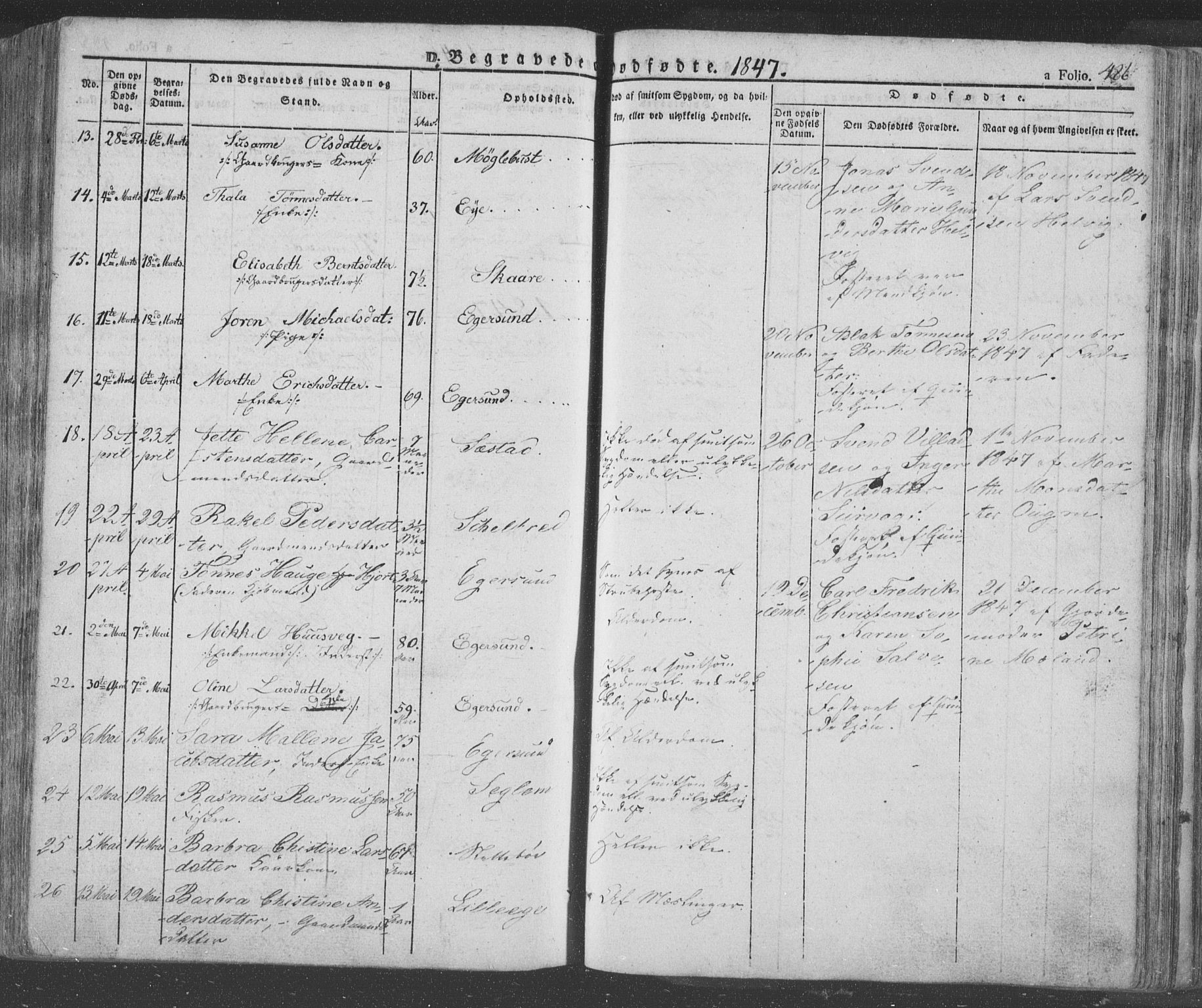 Eigersund sokneprestkontor, AV/SAST-A-101807/S08/L0009: Parish register (official) no. A 9, 1827-1850, p. 486