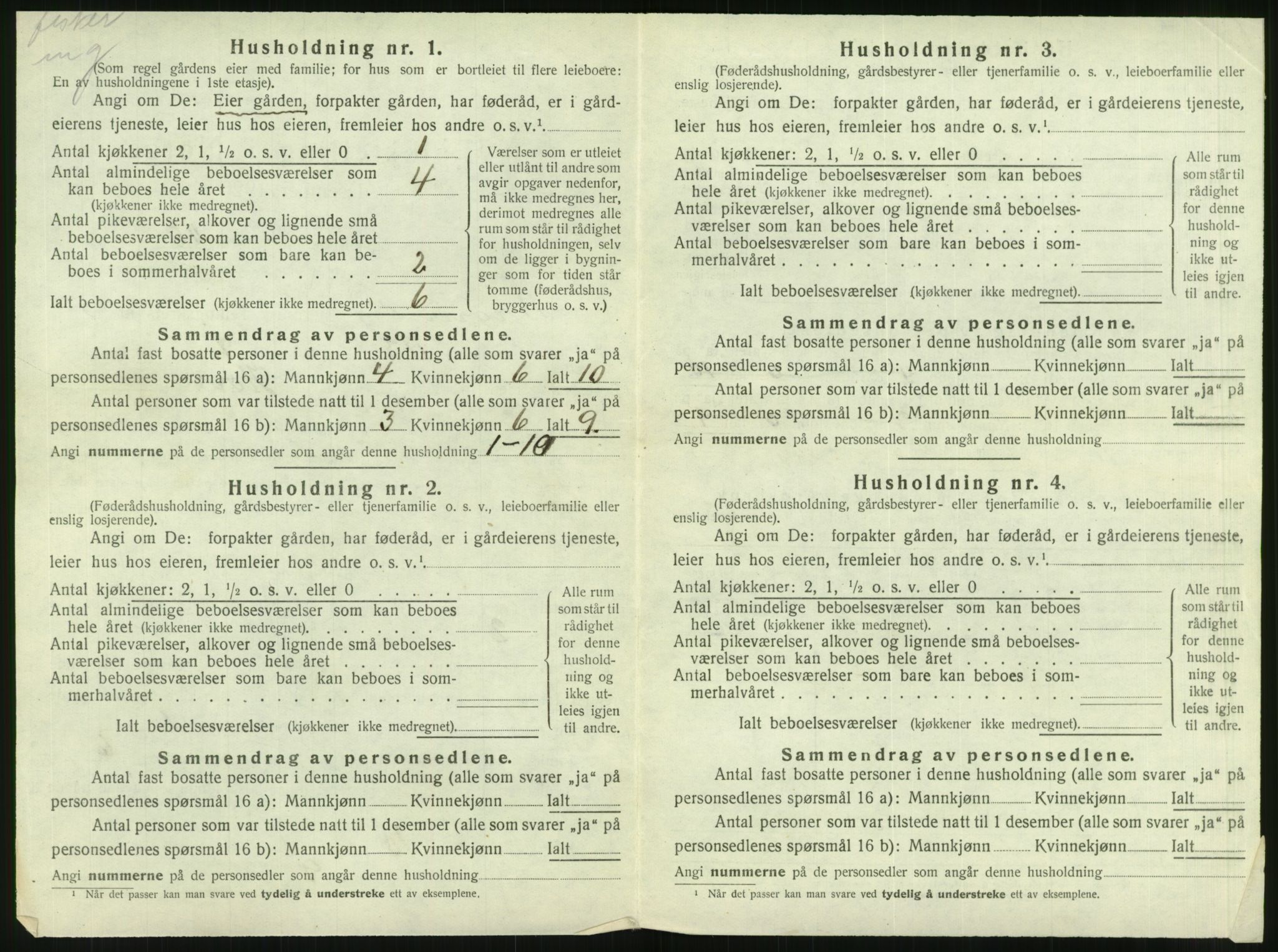 SAT, 1920 census for Brønnøy, 1920, p. 503
