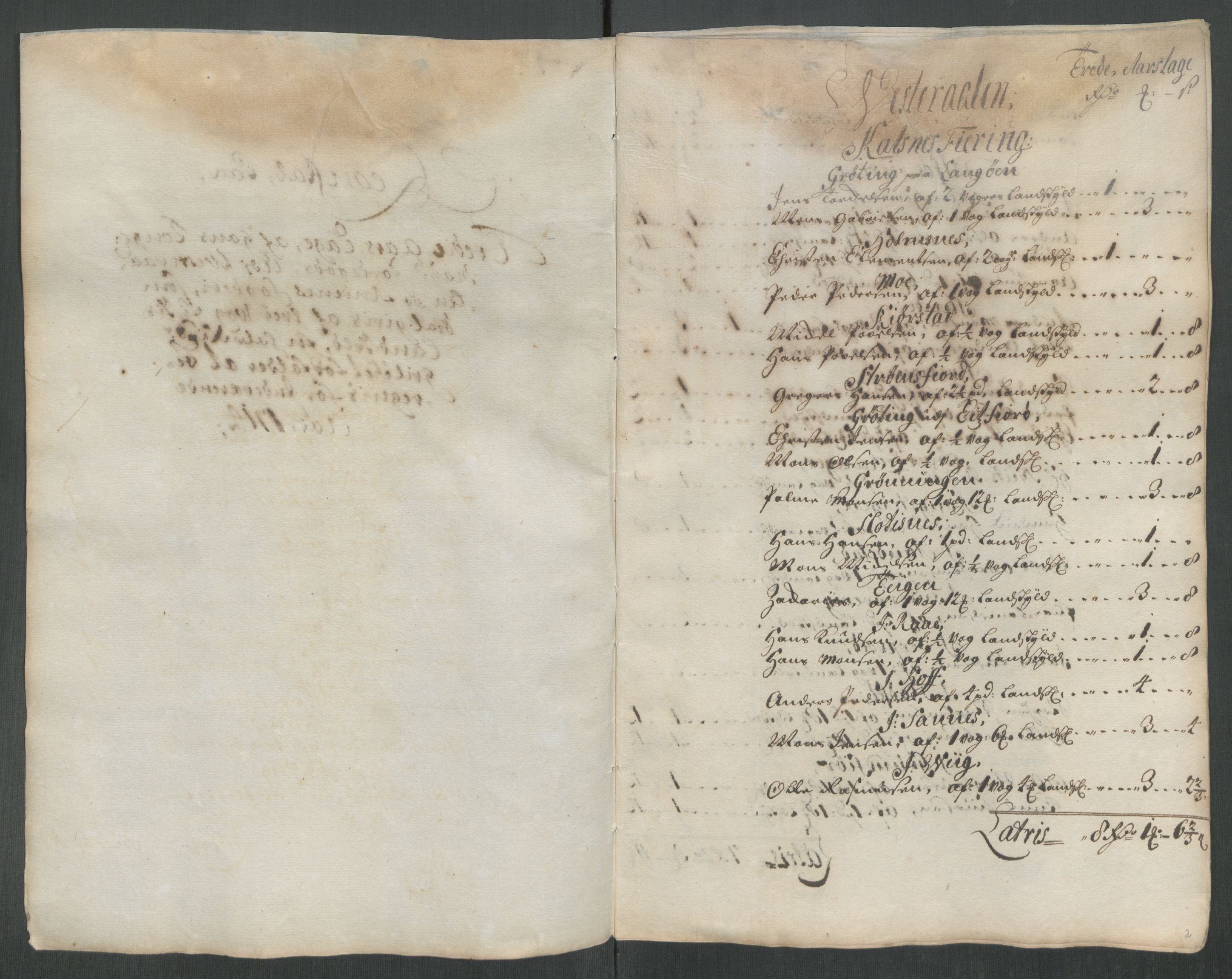 Rentekammeret inntil 1814, Reviderte regnskaper, Fogderegnskap, AV/RA-EA-4092/R67/L4680: Fogderegnskap Vesterålen, Andenes og Lofoten, 1714, p. 161