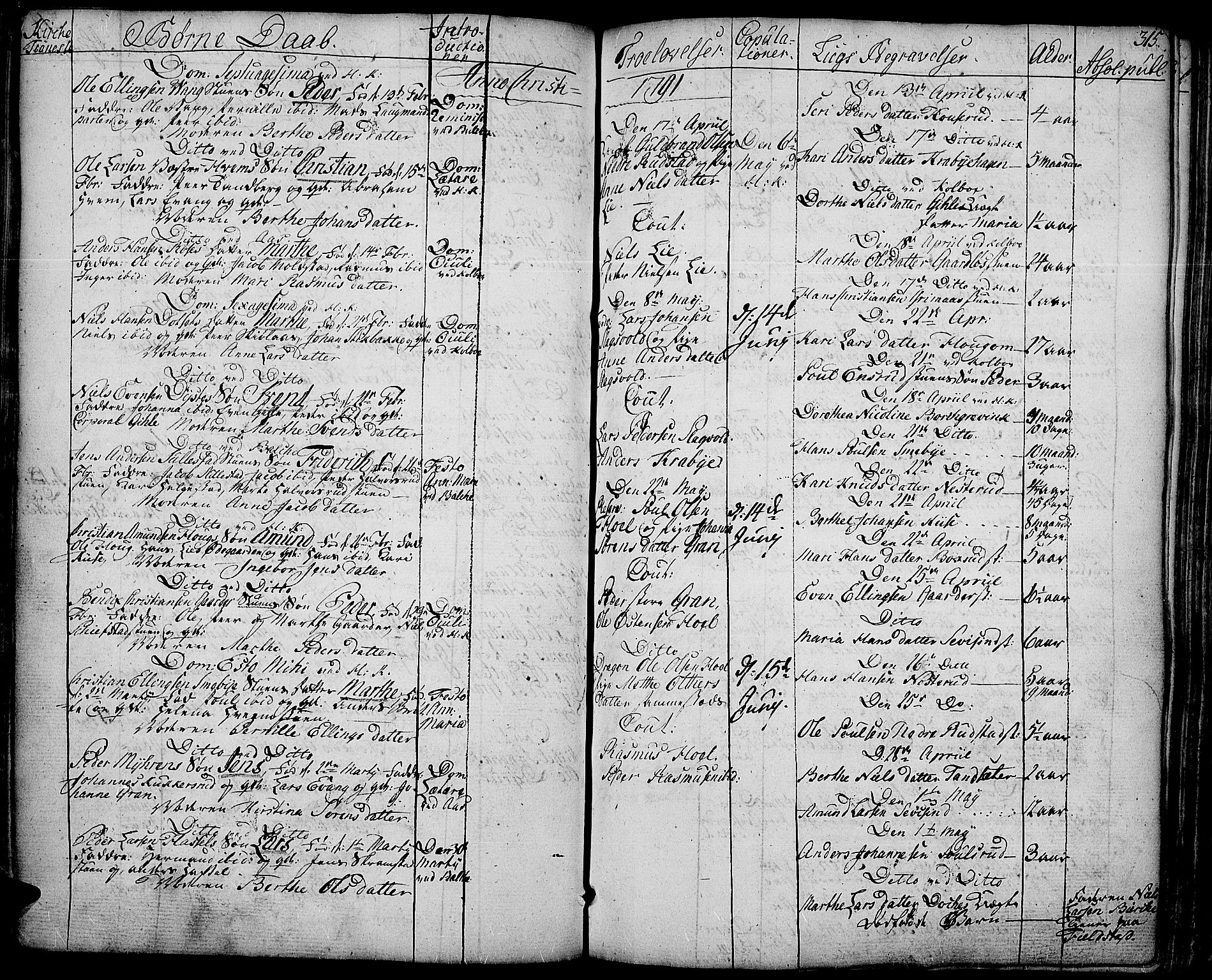 Toten prestekontor, AV/SAH-PREST-102/H/Ha/Haa/L0006: Parish register (official) no. 6, 1773-1793, p. 315