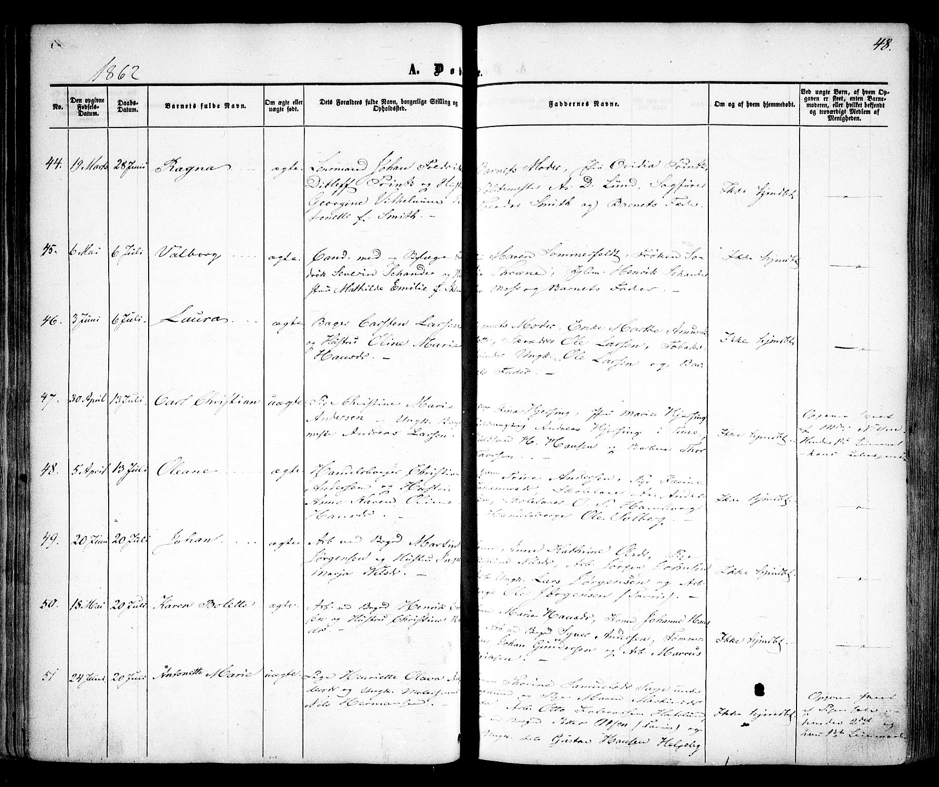 Sarpsborg prestekontor Kirkebøker, AV/SAO-A-2006/F/Fa/L0001: Parish register (official) no. 1, 1859-1868, p. 48