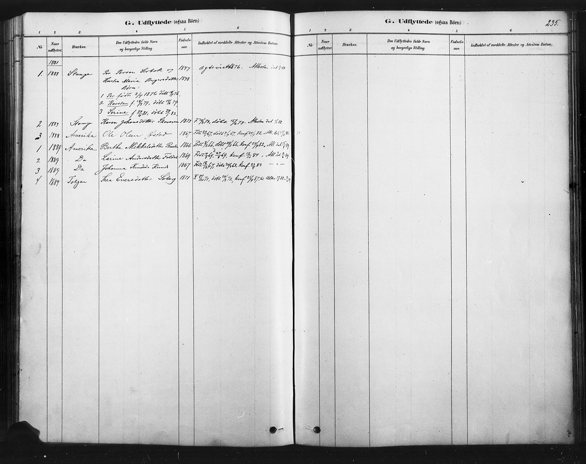 Åmot prestekontor, Hedmark, AV/SAH-PREST-056/H/Ha/Haa/L0012: Parish register (official) no. 12, 1878-1901, p. 235