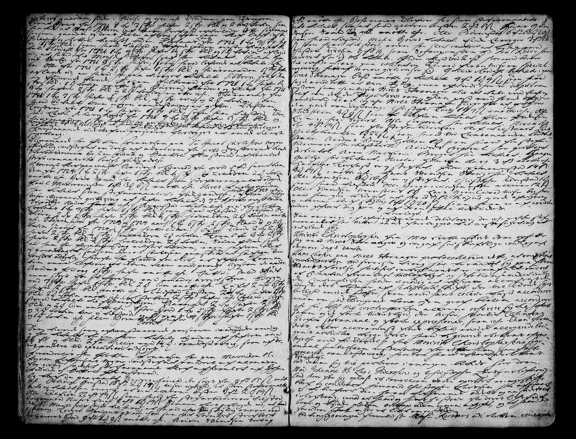 Follo sorenskriveri, AV/SAO-A-10274/F/Fb/Fba/L0034: Tingbok, 1725-1729, p. 7b-8a