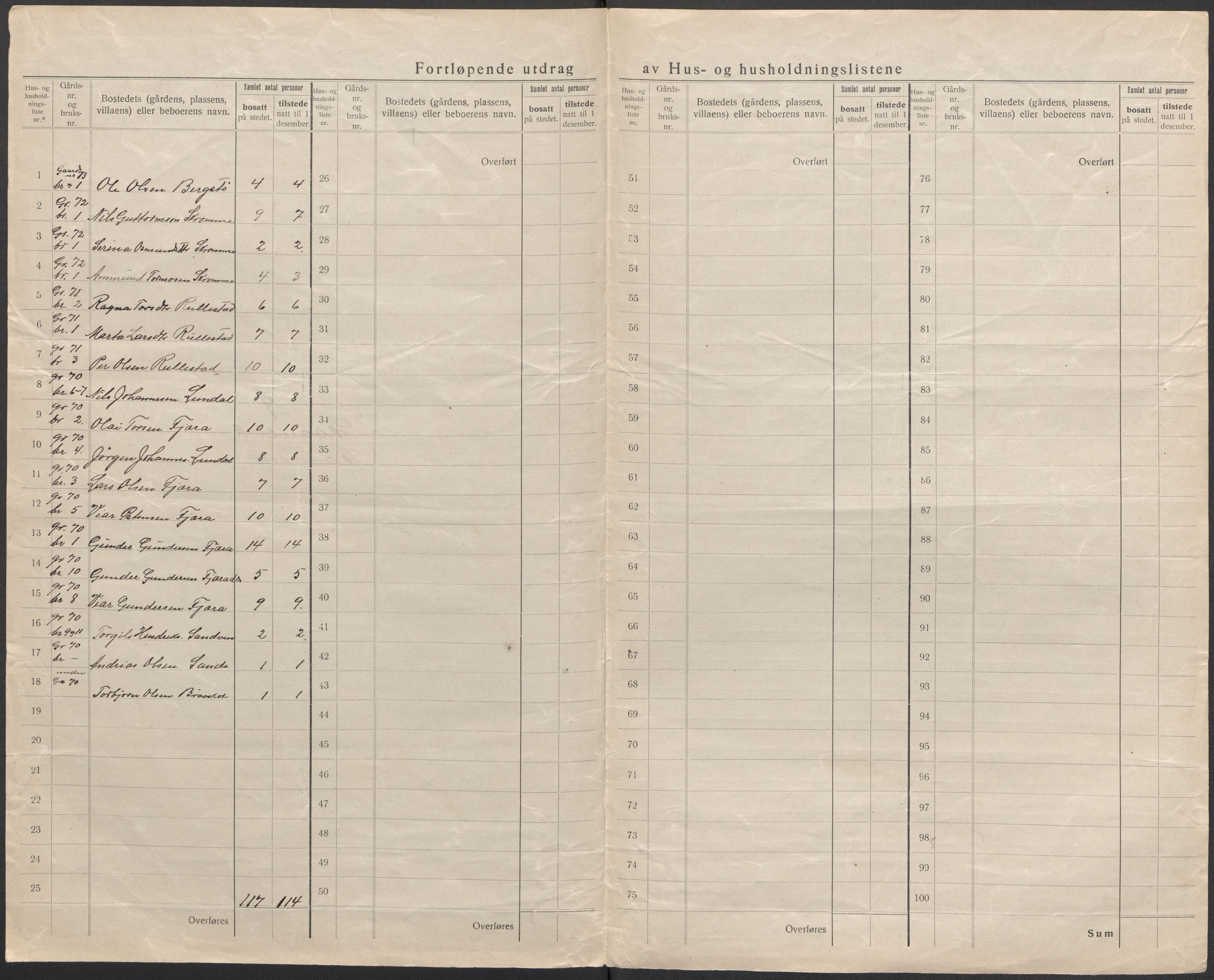 SAB, 1920 census for Skånevik, 1920, p. 35