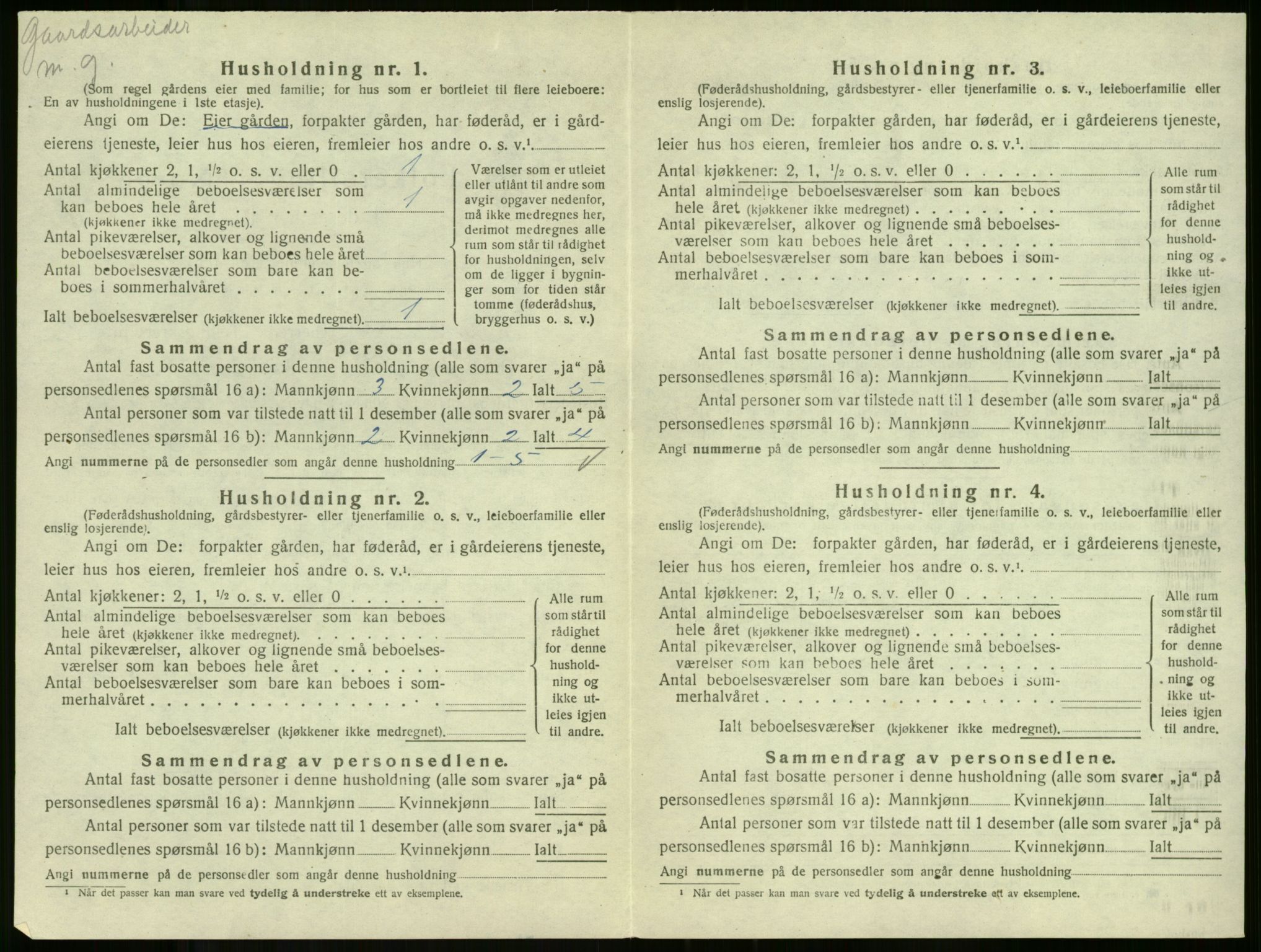 SAKO, 1920 census for Andebu, 1920, p. 952