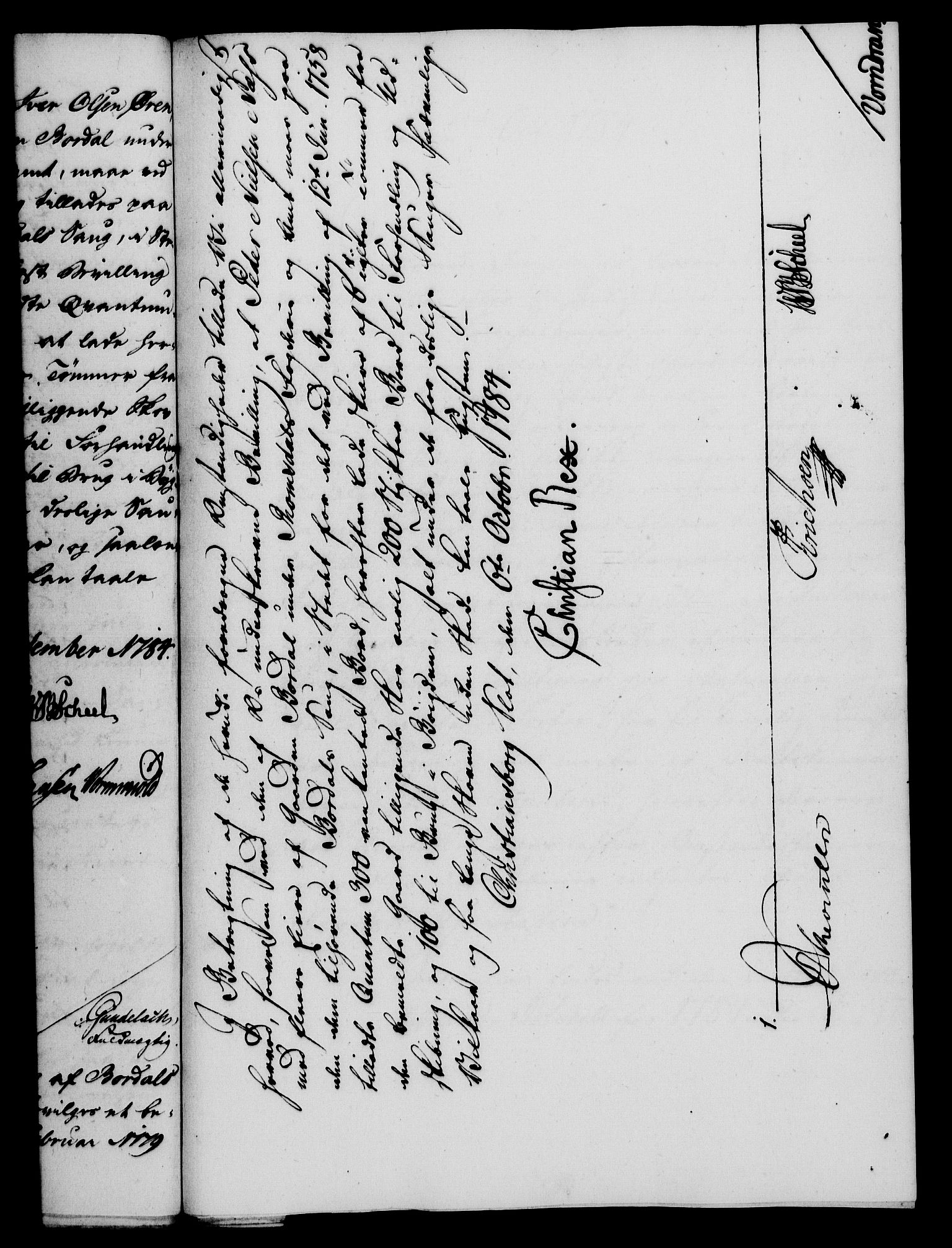 Rentekammeret, Kammerkanselliet, RA/EA-3111/G/Gf/Gfa/L0066: Norsk relasjons- og resolusjonsprotokoll (merket RK 52.66), 1784, p. 638