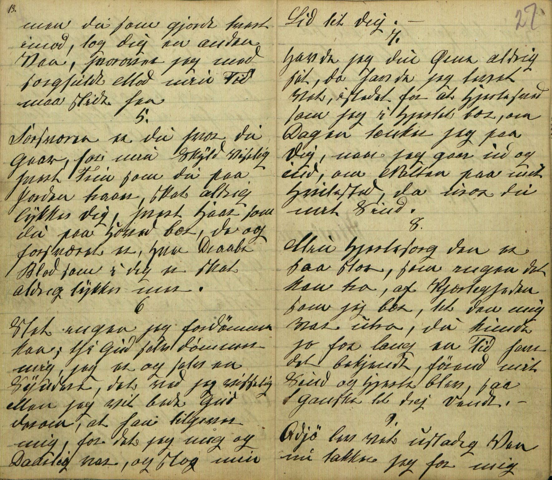Rikard Berge, TEMU/TGM-A-1003/F/L0005/0018: 160-200 / 177 Handskriven visebok. Tilhører Aasheim af Sigjords Præstegjeld, 1870. Vise, 1870, p. 26-27