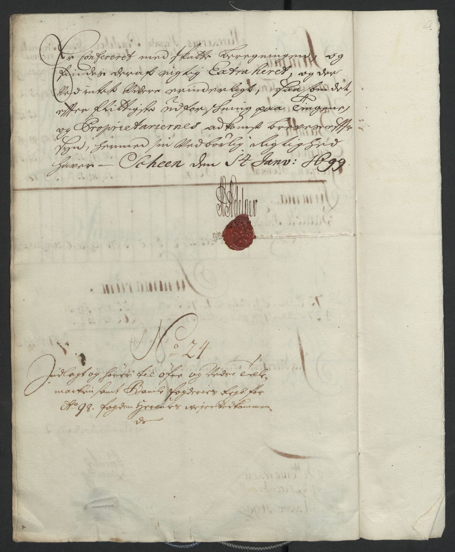 Rentekammeret inntil 1814, Reviderte regnskaper, Fogderegnskap, RA/EA-4092/R36/L2099: Fogderegnskap Øvre og Nedre Telemark og Bamble, 1698, p. 271