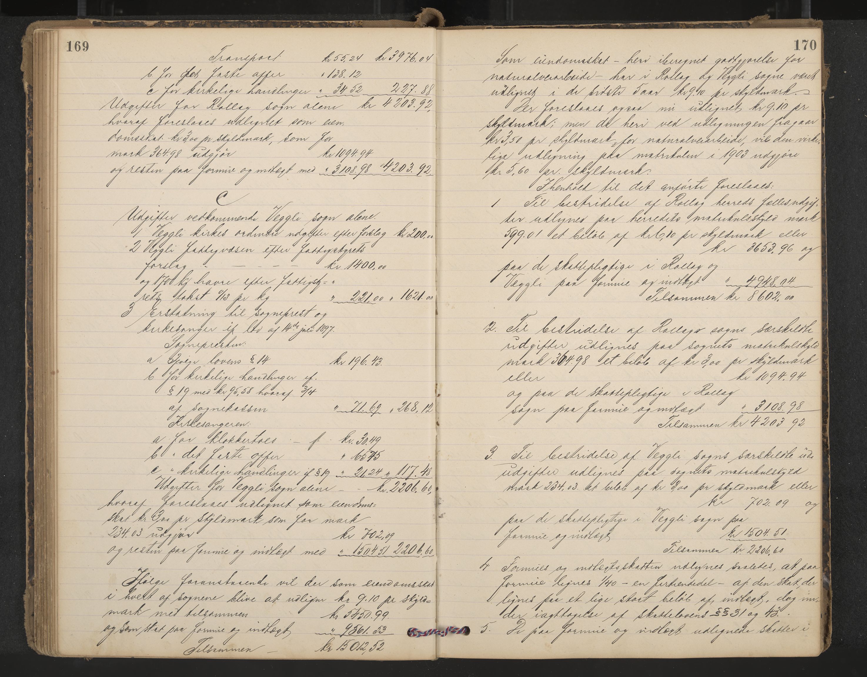 Rollag formannskap og sentraladministrasjon, IKAK/0632021-2/A/Aa/L0004: Møtebok, 1897-1909, p. 169-170